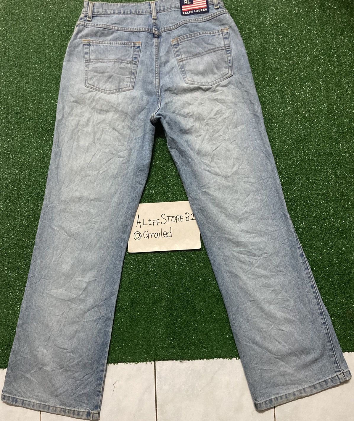Ralph Lauren × Vintage Vintage Polo Jeans Co.Ralph Lauren Flared Denim Pants Size US 31 - 2 Thumbnail