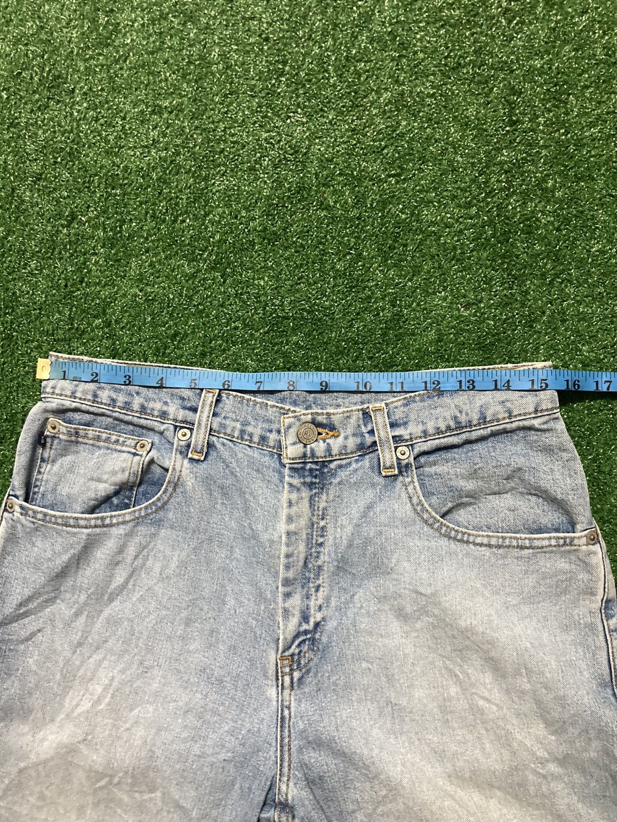 Ralph Lauren × Vintage Vintage Polo Jeans Co.Ralph Lauren Flared Denim Pants Size US 31 - 3 Thumbnail