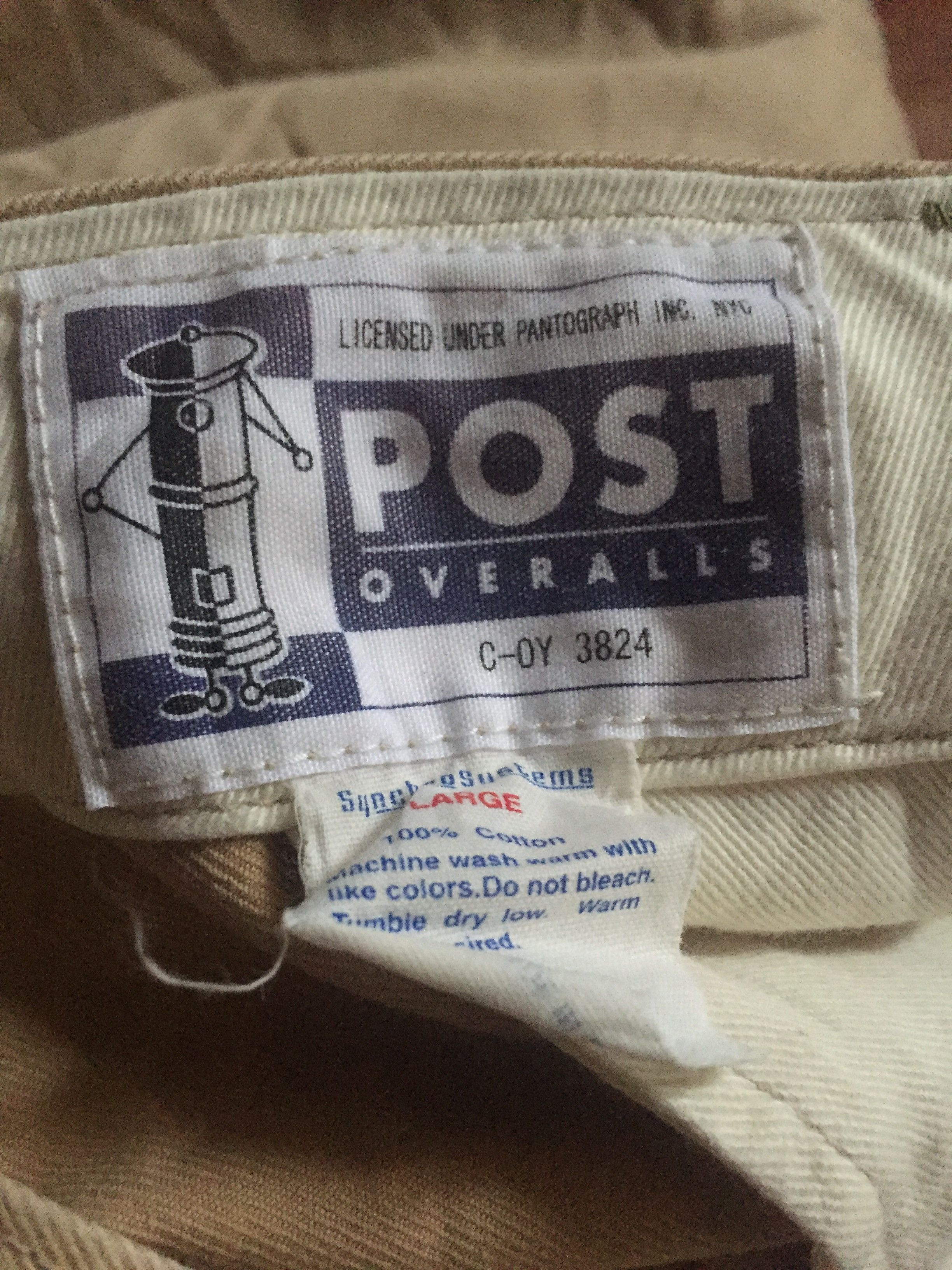 Japanese Brand Post Overalls Wide Leg Chino Pants Size US 35 - 5 Thumbnail