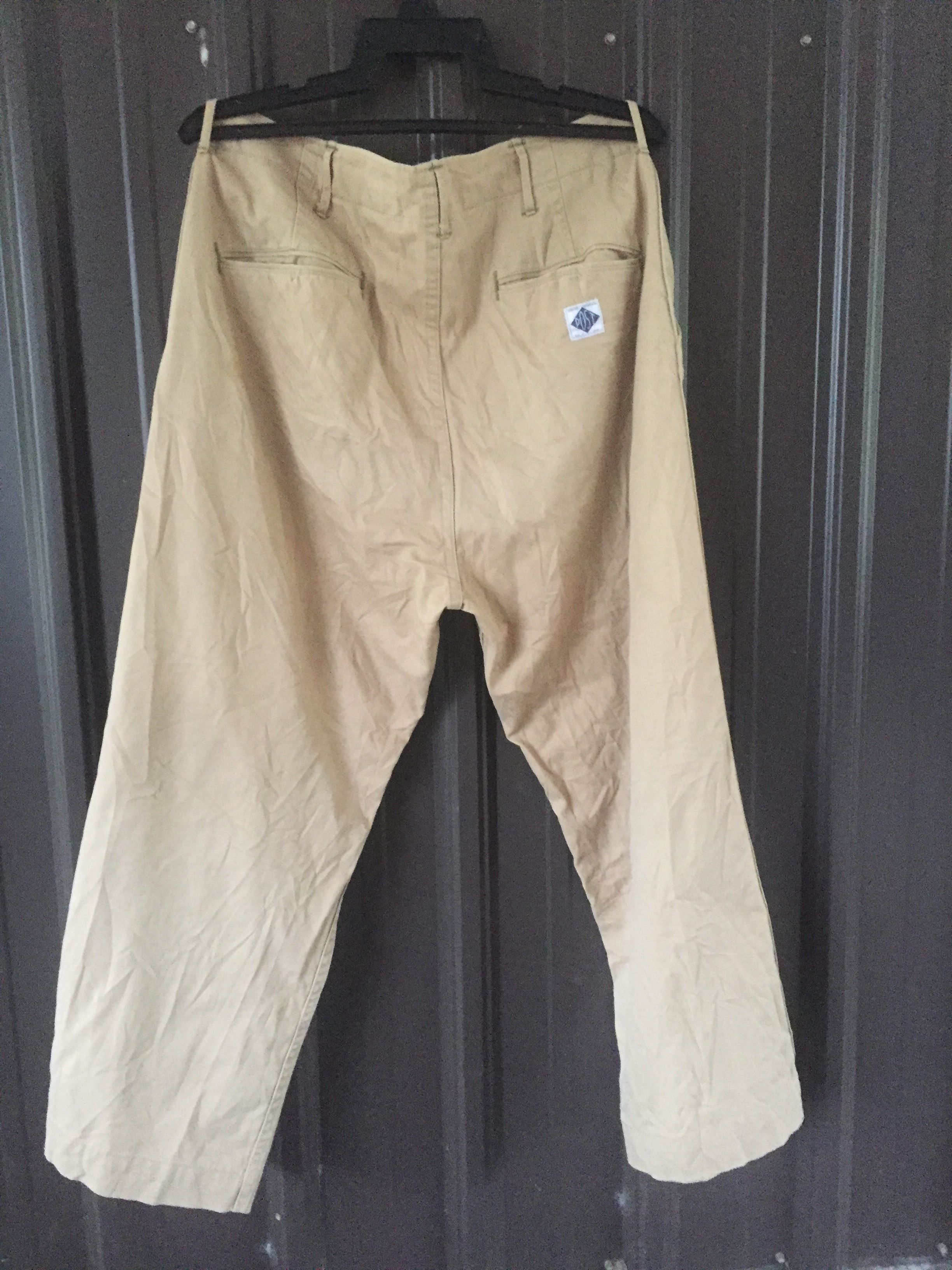 Japanese Brand Post Overalls Wide Leg Chino Pants Size US 35 - 2 Thumbnail