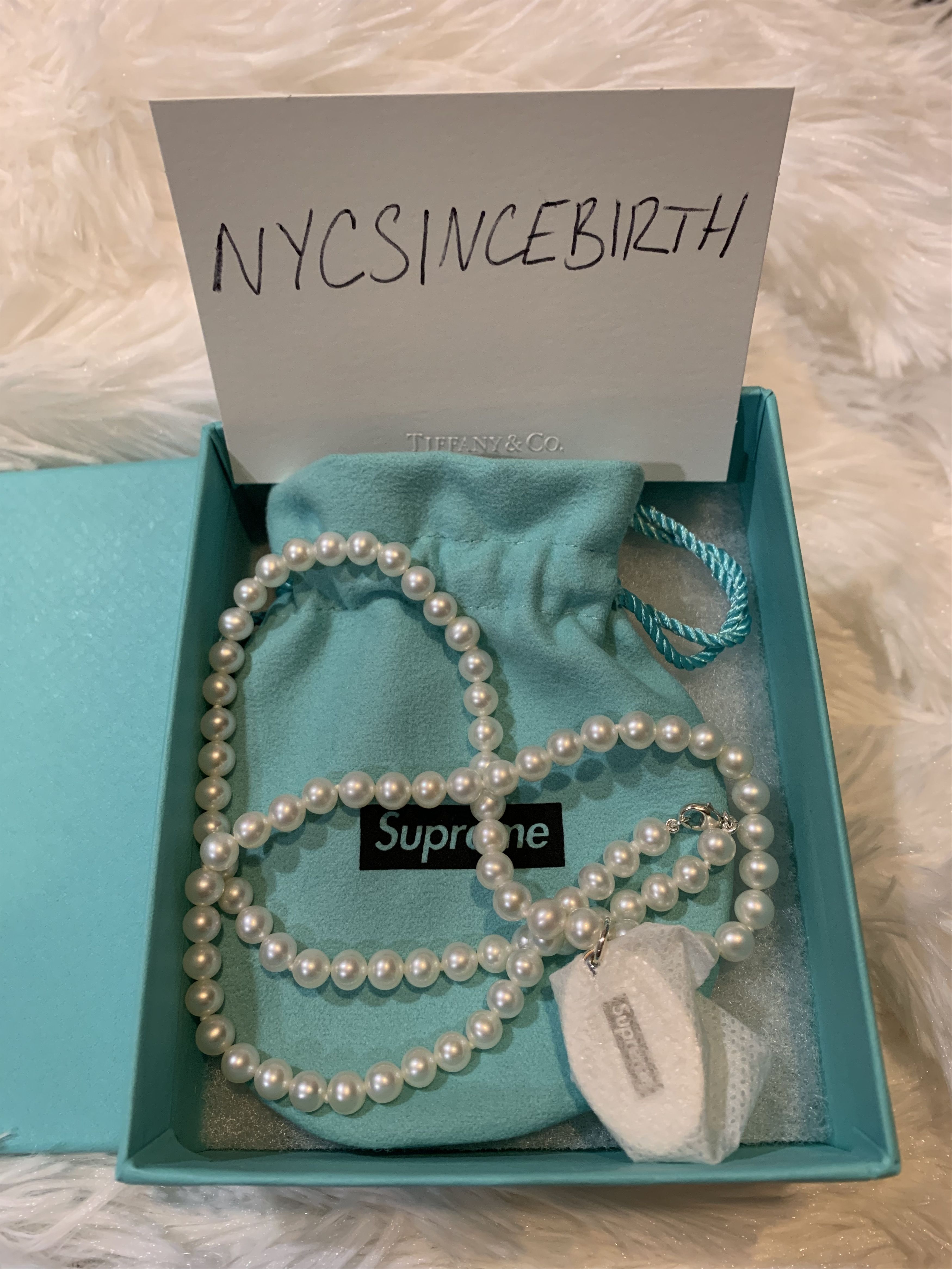 supreme Tiffany Perl necklace - アクセサリー