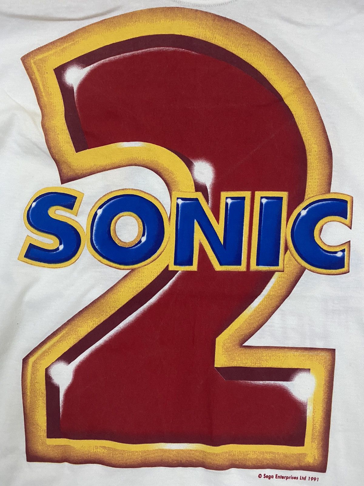 Japanese Brand vintage 1991 SONIC THE HEDGEHOG sega games t-shirts Size US M / EU 48-50 / 2 - 3 Thumbnail