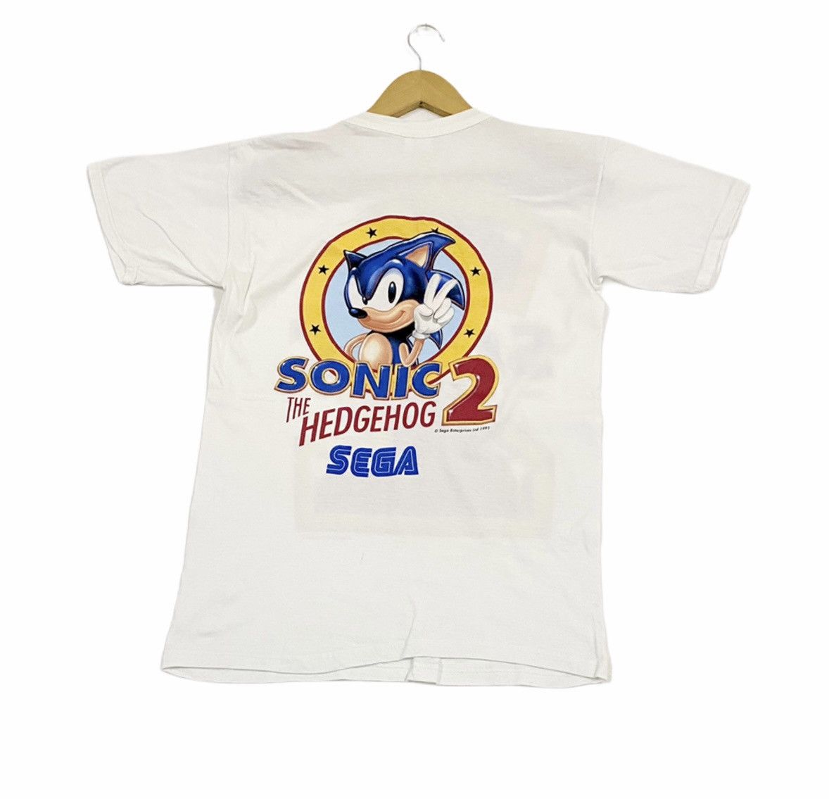 Japanese Brand vintage 1991 SONIC THE HEDGEHOG sega games t-shirts Size US M / EU 48-50 / 2 - 2 Thumbnail