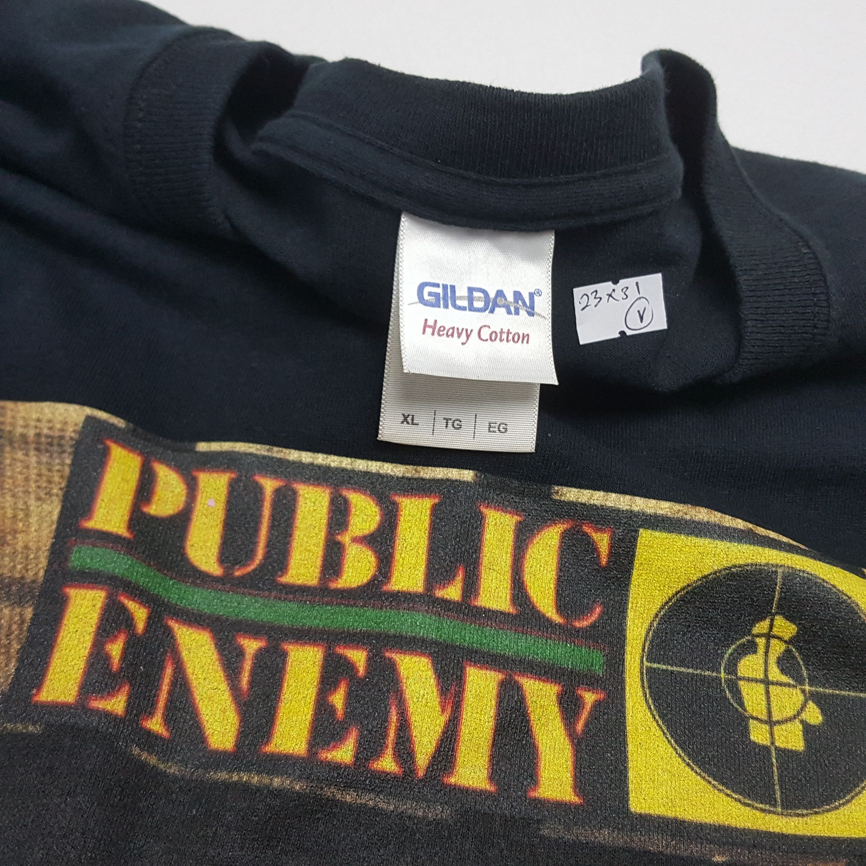 Public Enemy × Rap Tees × Vintage Vintage PUBLIC ENEMY American Rapper Rap Tees T-shirt Size US XL / EU 56 / 4 - 4 Thumbnail