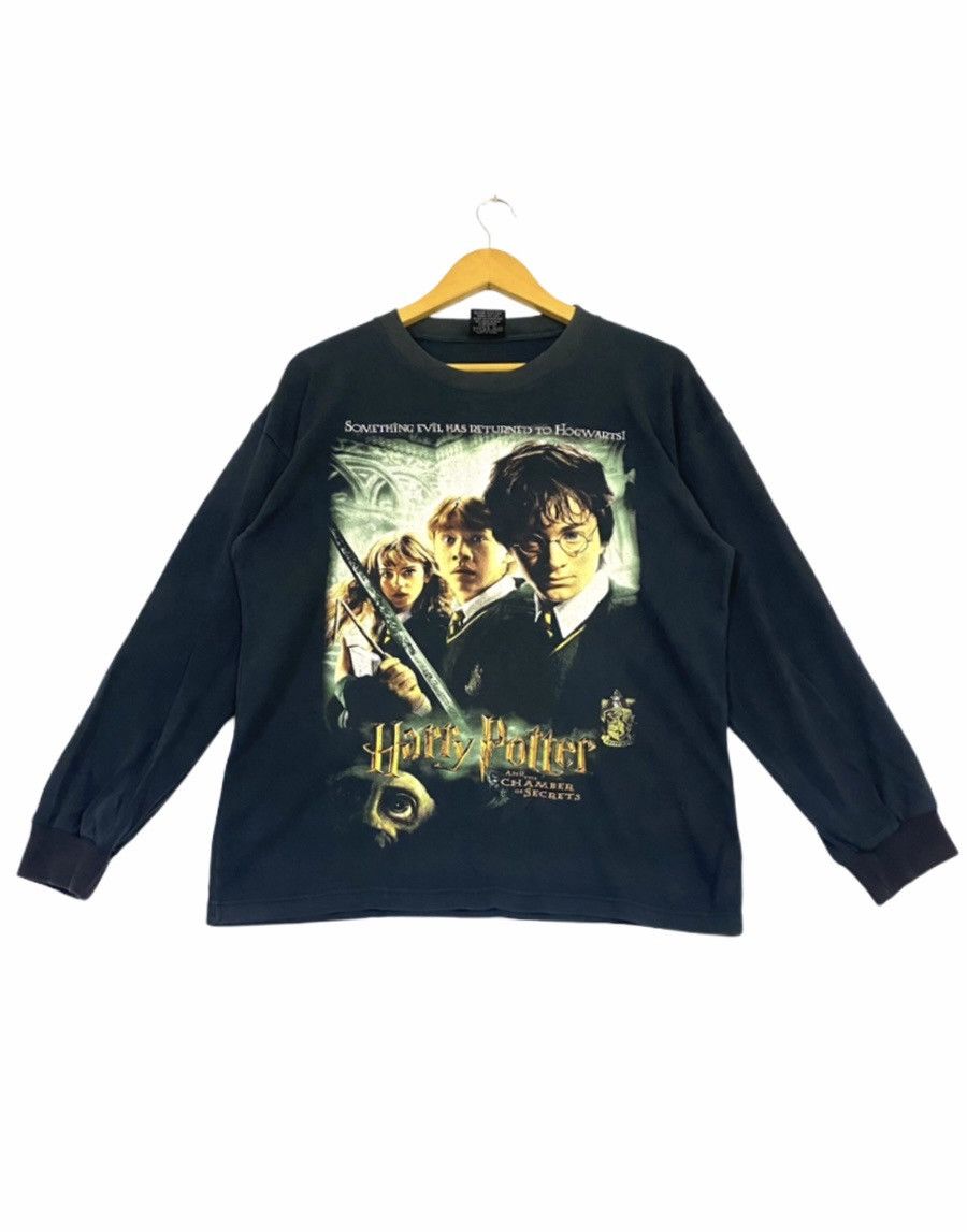 Vintage vintage 2002 HARRY POTTER big image movie film t-shirts Size US M / EU 48-50 / 2 - 1 Thumbnail