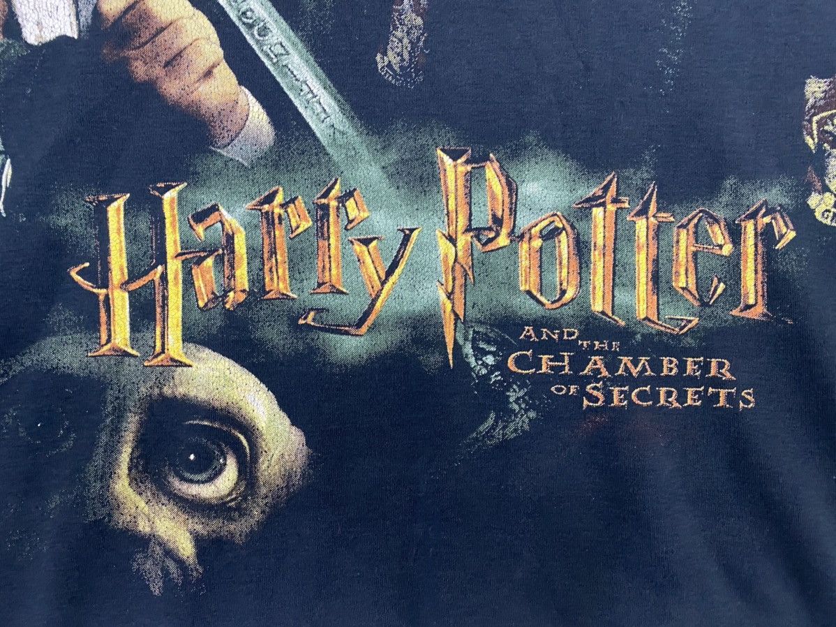 Vintage vintage 2002 HARRY POTTER big image movie film t-shirts Size US M / EU 48-50 / 2 - 7 Thumbnail