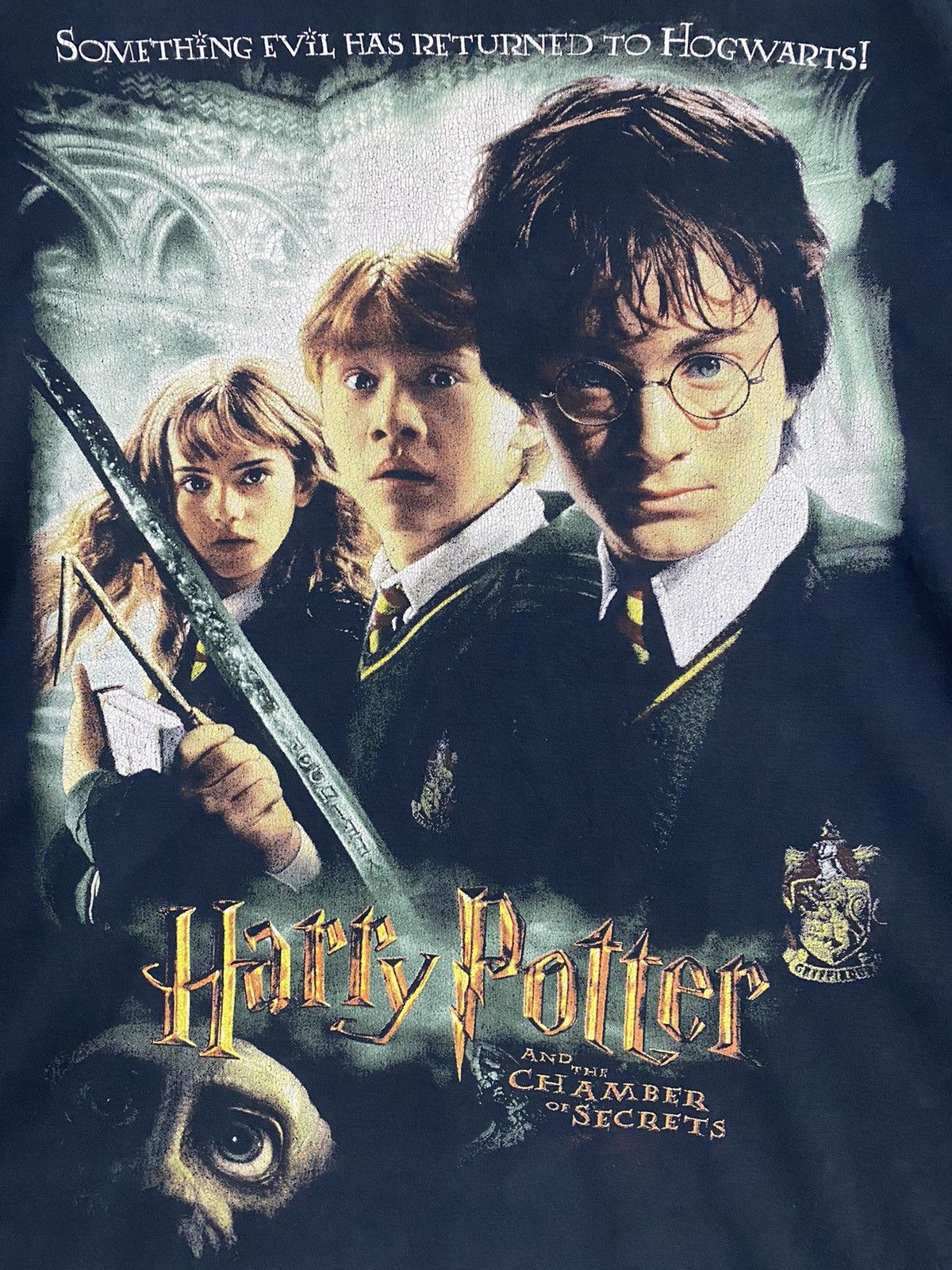 Vintage vintage 2002 HARRY POTTER big image movie film t-shirts Size US M / EU 48-50 / 2 - 3 Thumbnail