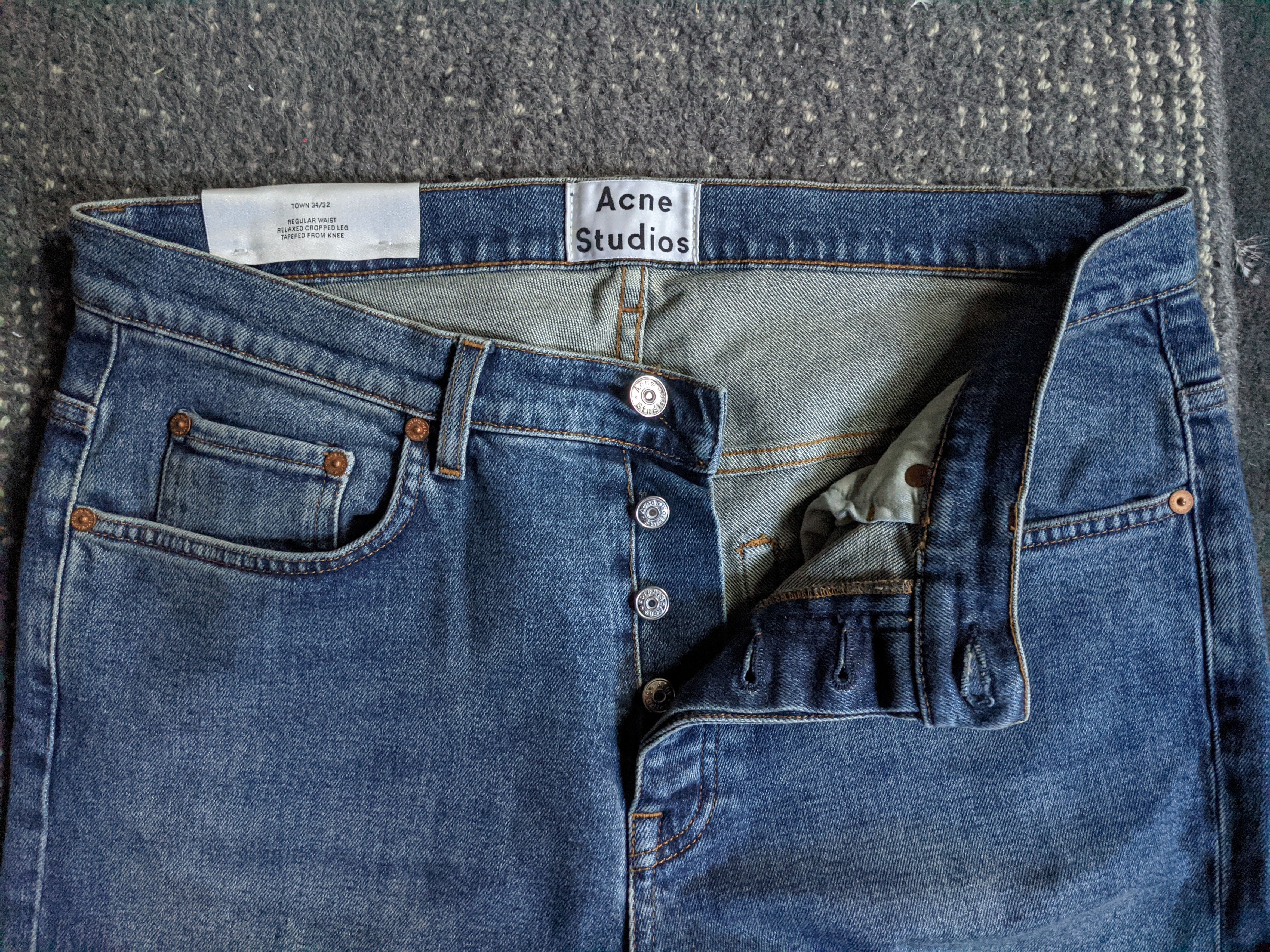 Acne Studios ACNE STUDIOS - Town Jeans - Sz 34x27 Size US 34 / EU 50 - 2 Thumbnail