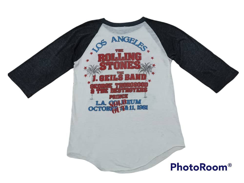 The Rolling Stones Vintage The Rolling Stones 1981 Los Angeles Tour Concert Size US M / EU 48-50 / 2 - 2 Thumbnail