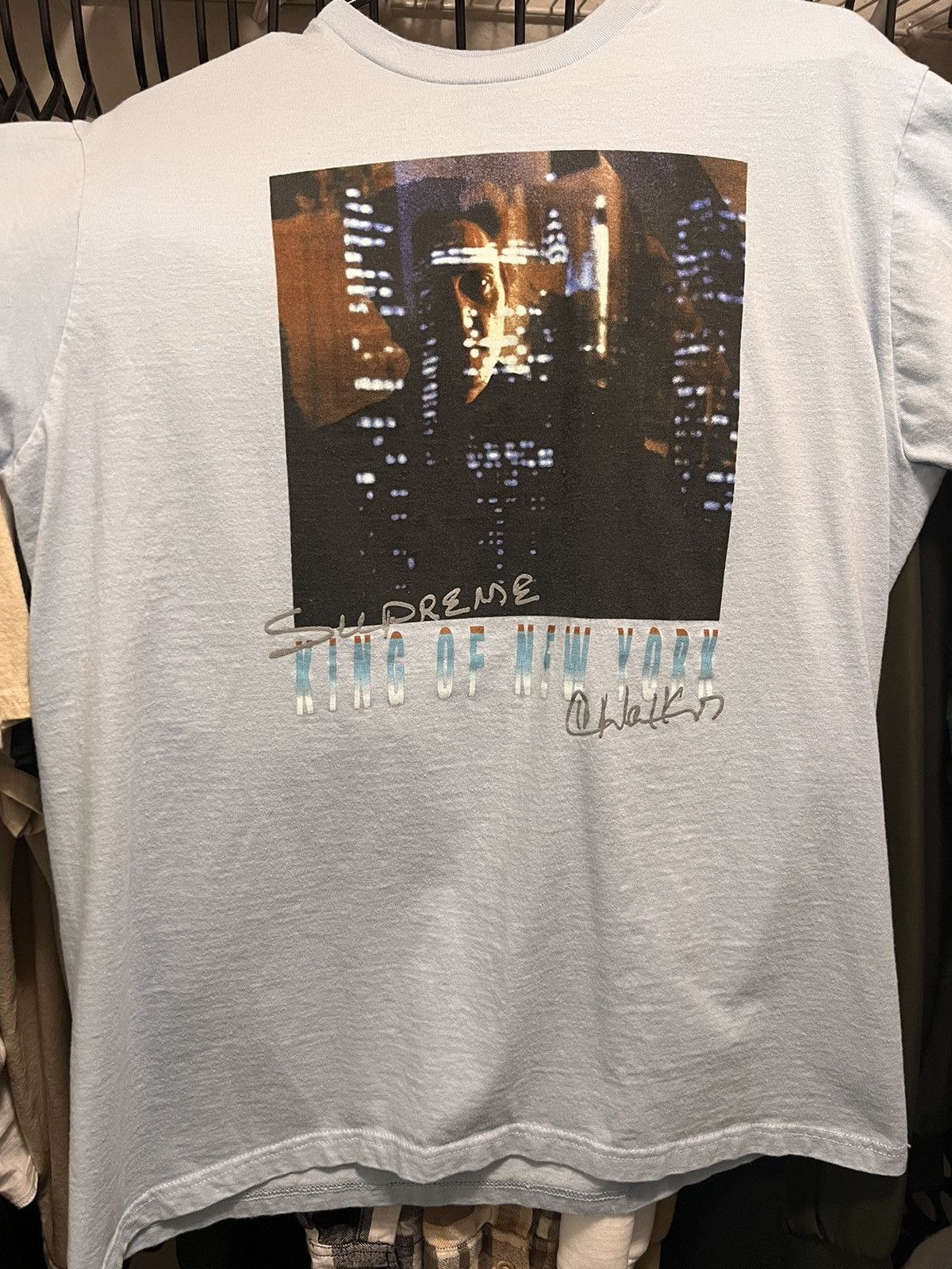 Tシャツ・カットソー Supreme Christopher Walken King of New York T-Shirt White Supreme SS19 Christopher Walken King Of New York Tee White