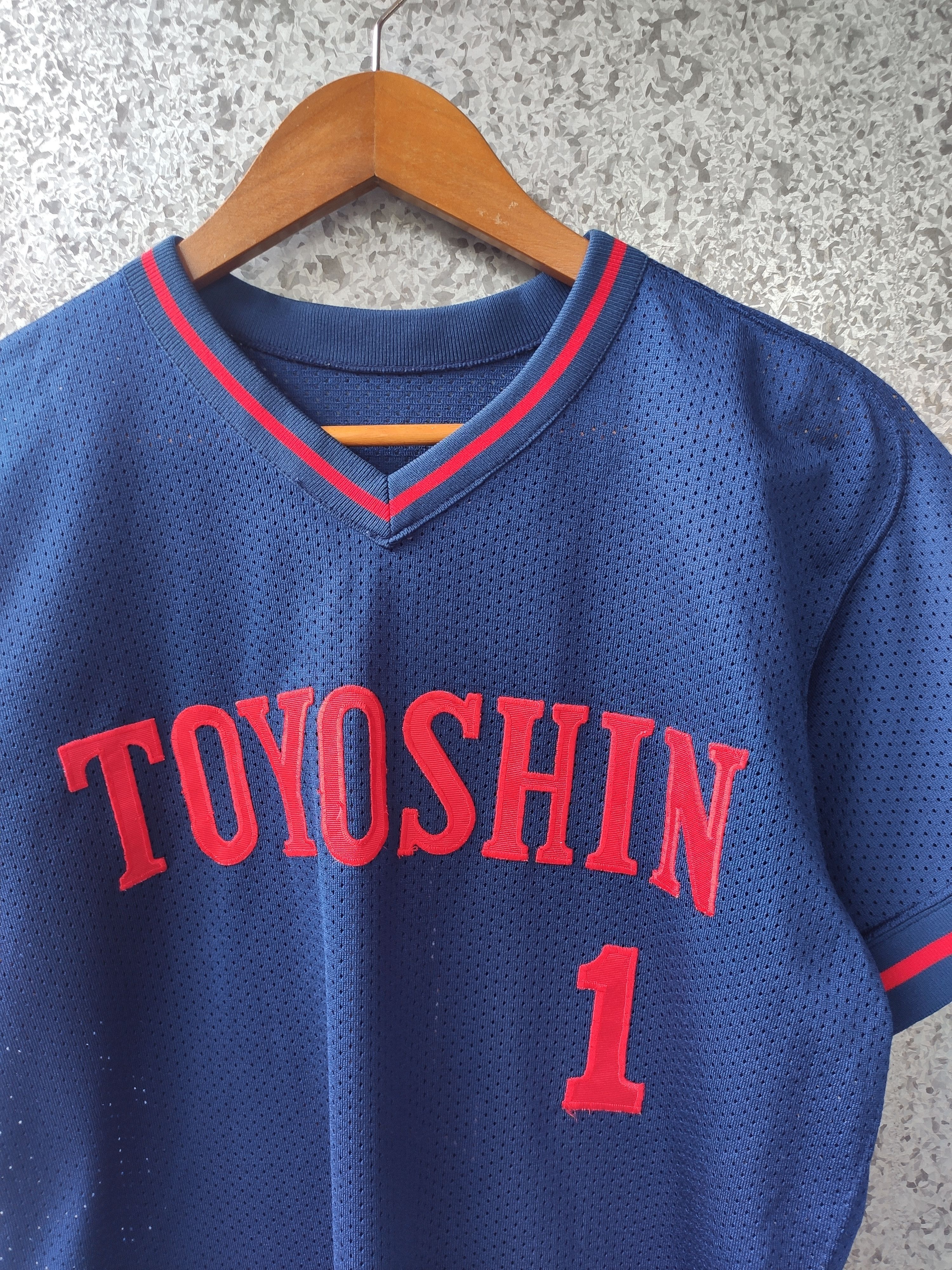 MLB Vintage Baseball Jersey Toyoshin Watari Size US M / EU 48-50 / 2 - 2 Thumbnail