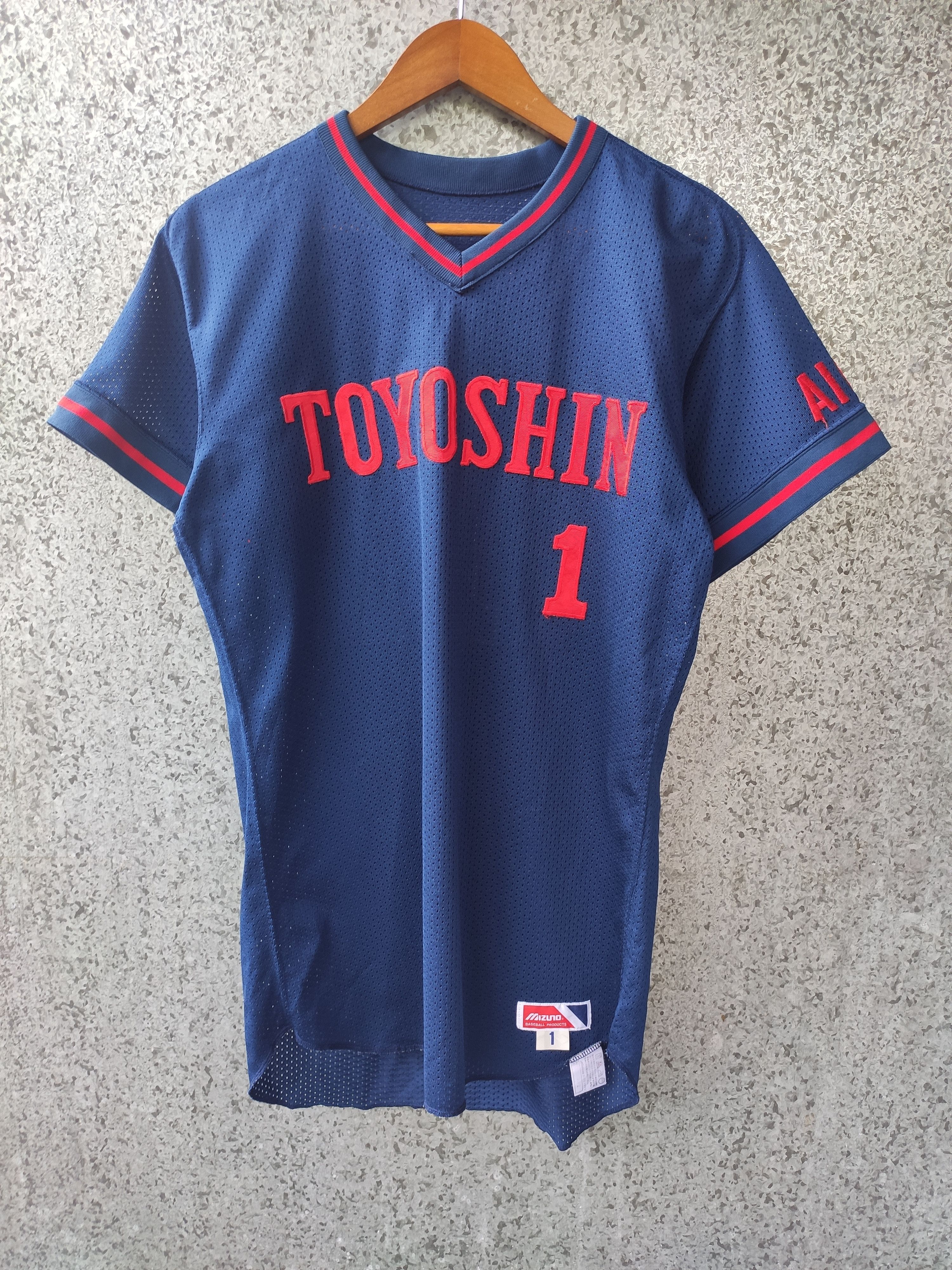 MLB Vintage Baseball Jersey Toyoshin Watari Size US M / EU 48-50 / 2 - 1 Thumbnail