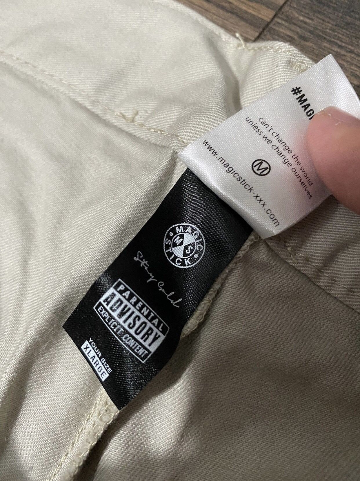 Japanese Brand × MAGIC STICK Magic Stick Cropped Pants Size US 35 - 3 Thumbnail