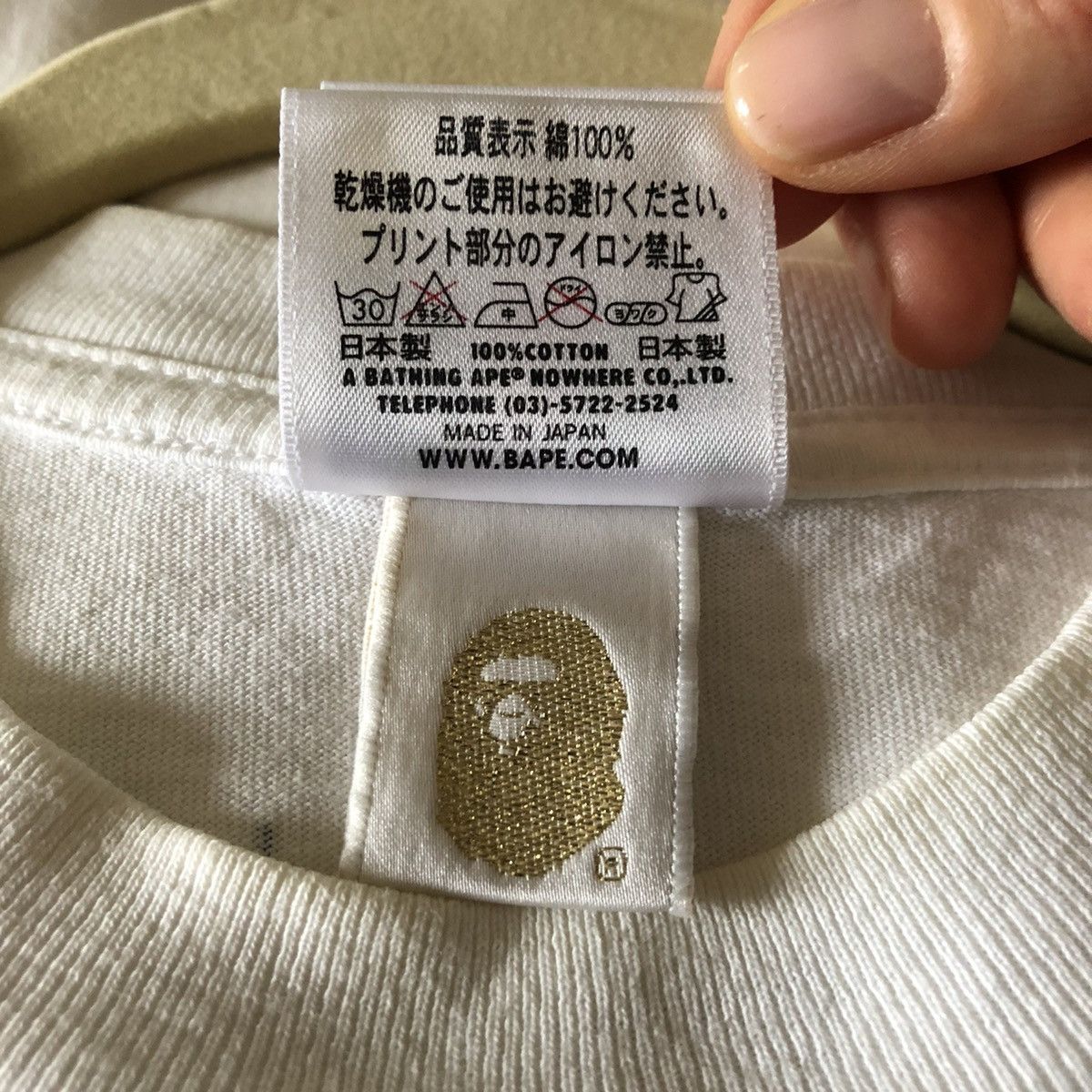 Bape Bape godfather t shirt Size US M / EU 48-50 / 2 - 6 Thumbnail