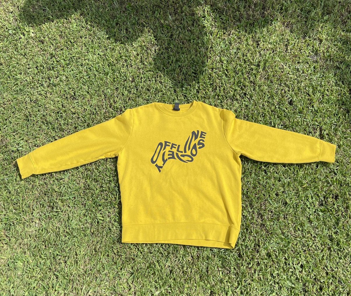 Offline society yellow sweatshirt online