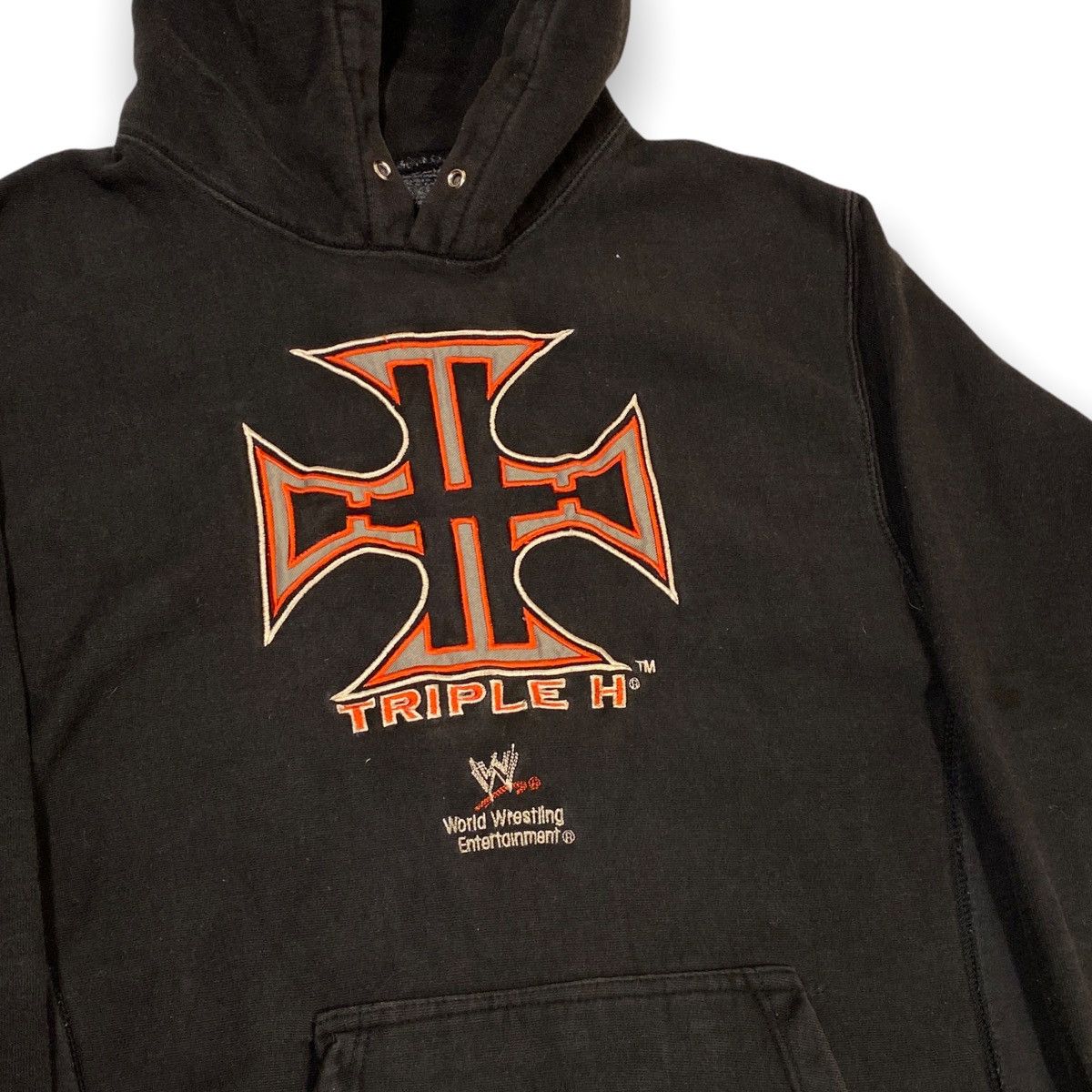 Vintage Reverse Weave WWE Triple H Hoodie Size US M / EU 48-50 / 2 - 4 Thumbnail