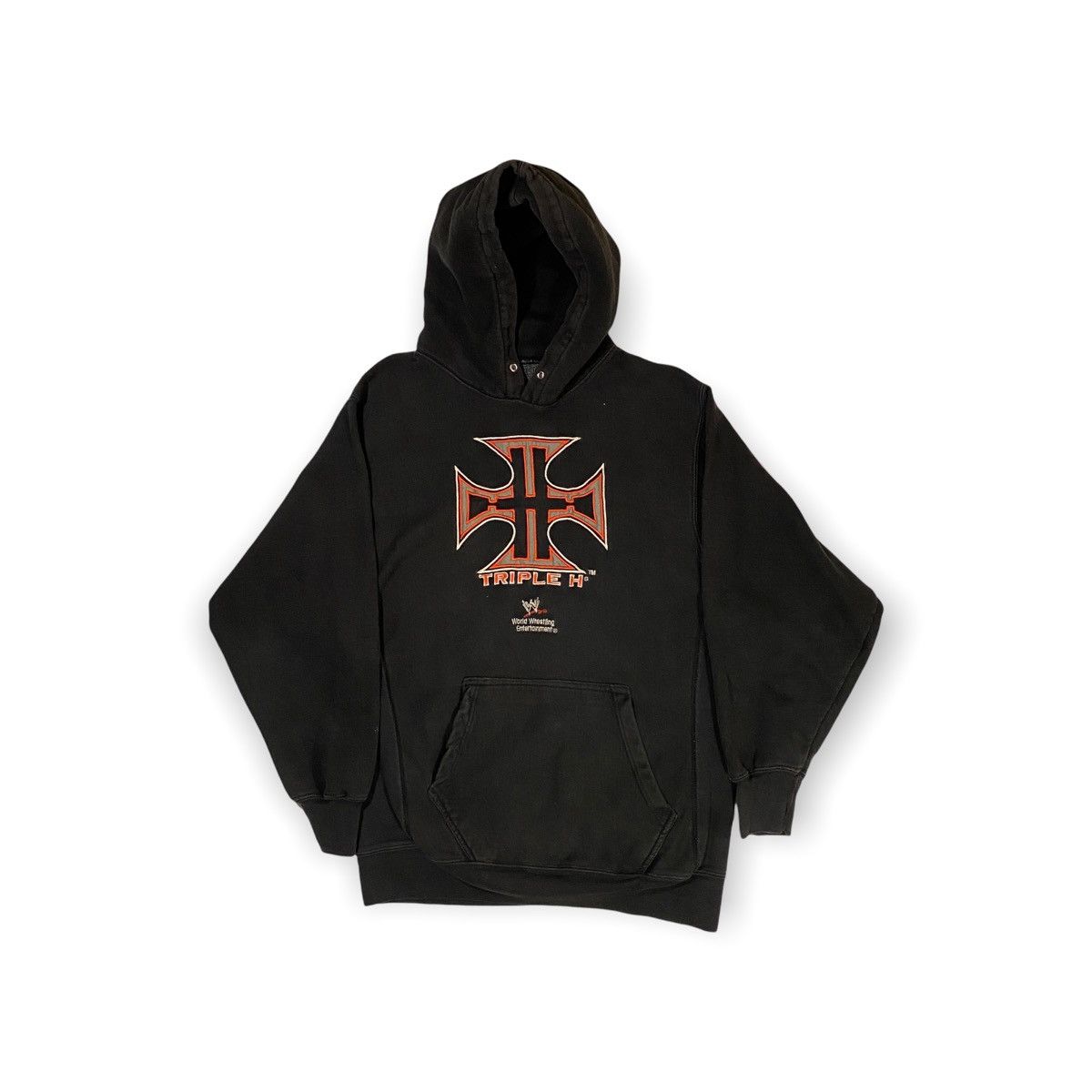 Vintage Reverse Weave WWE Triple H Hoodie Size US M / EU 48-50 / 2 - 1 Thumbnail