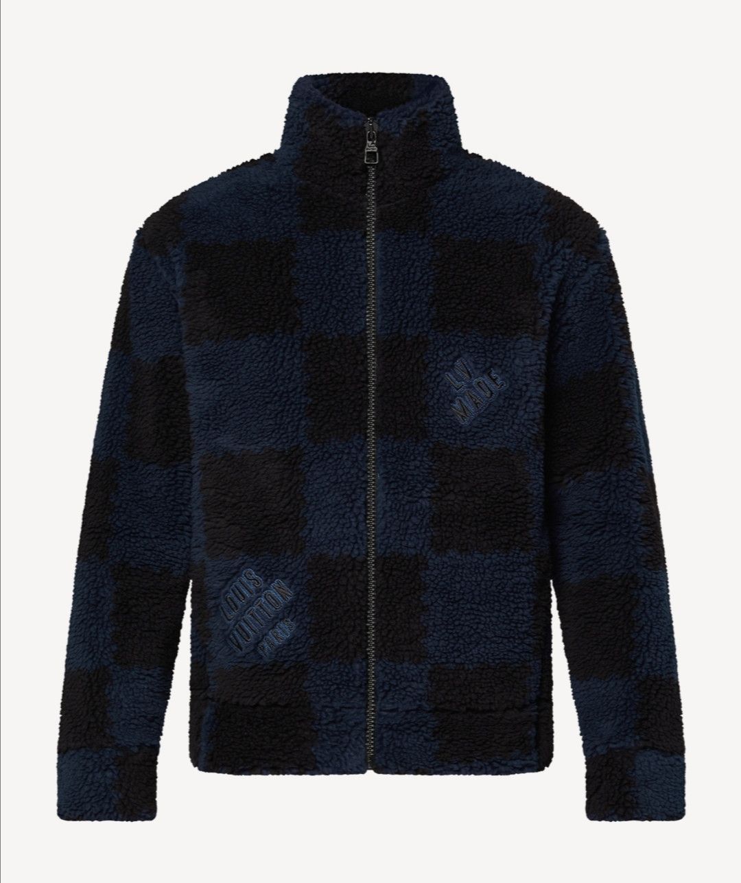 Louis Vuitton Nigo Ski Jacquard Damier Fleece Blouson Jacket Blue/Orange.
