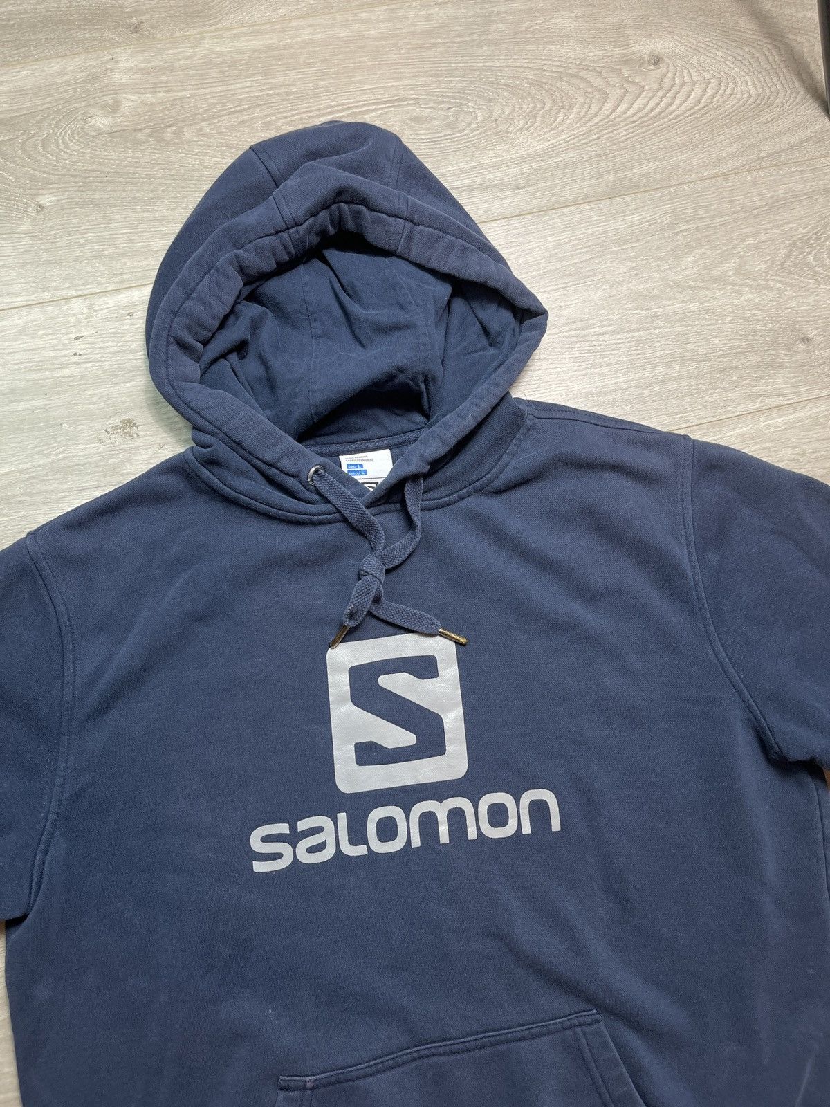 Salomon Salomon Plain Simple Essential Navy Pullover Hoodie Large Size US L / EU 52-54 / 3 - 2 Thumbnail