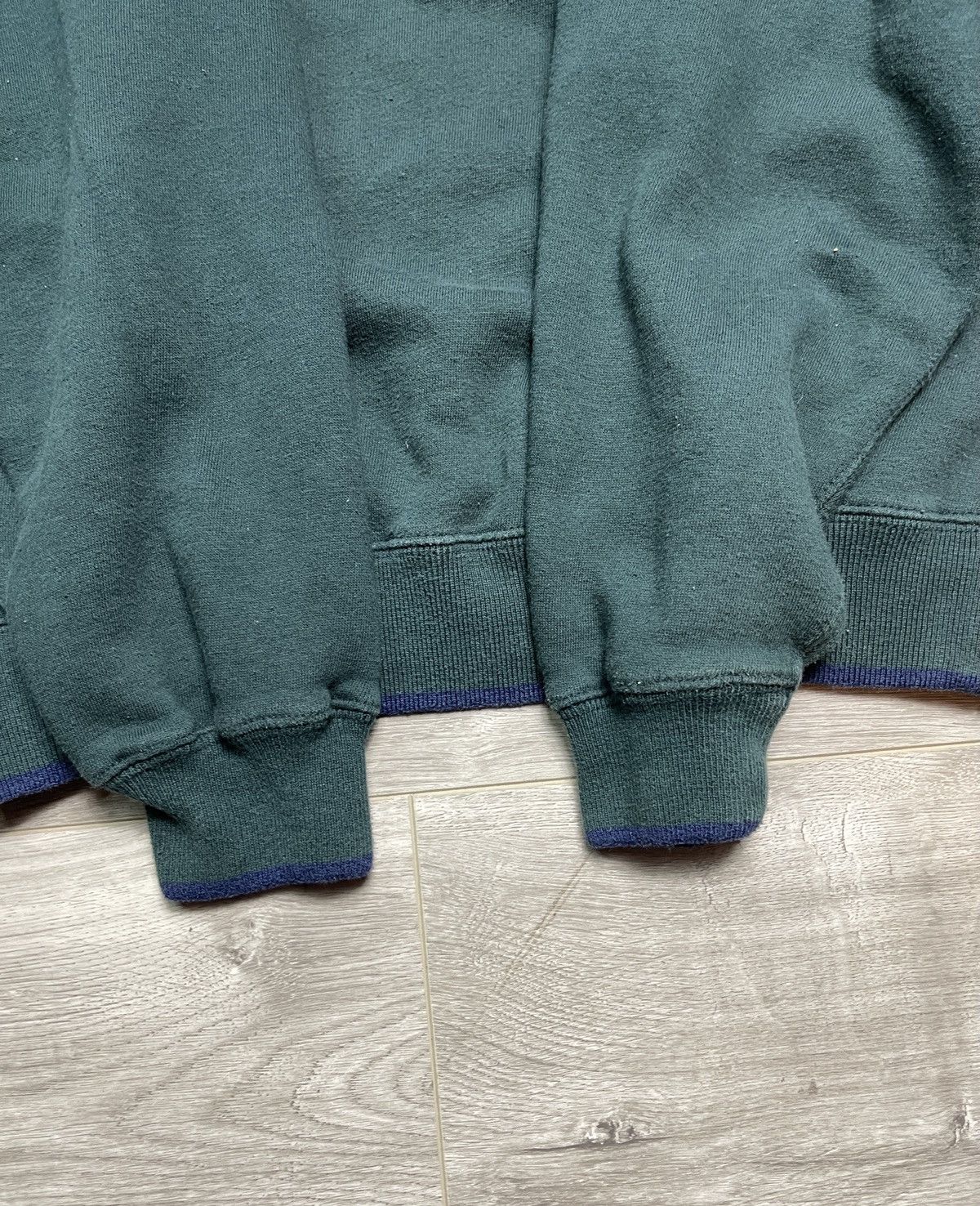 Vintage Vintage Forest Green Two Tone Cuffs 90s GOLF ⛳️ crewneck Size US M / EU 48-50 / 2 - 5 Thumbnail