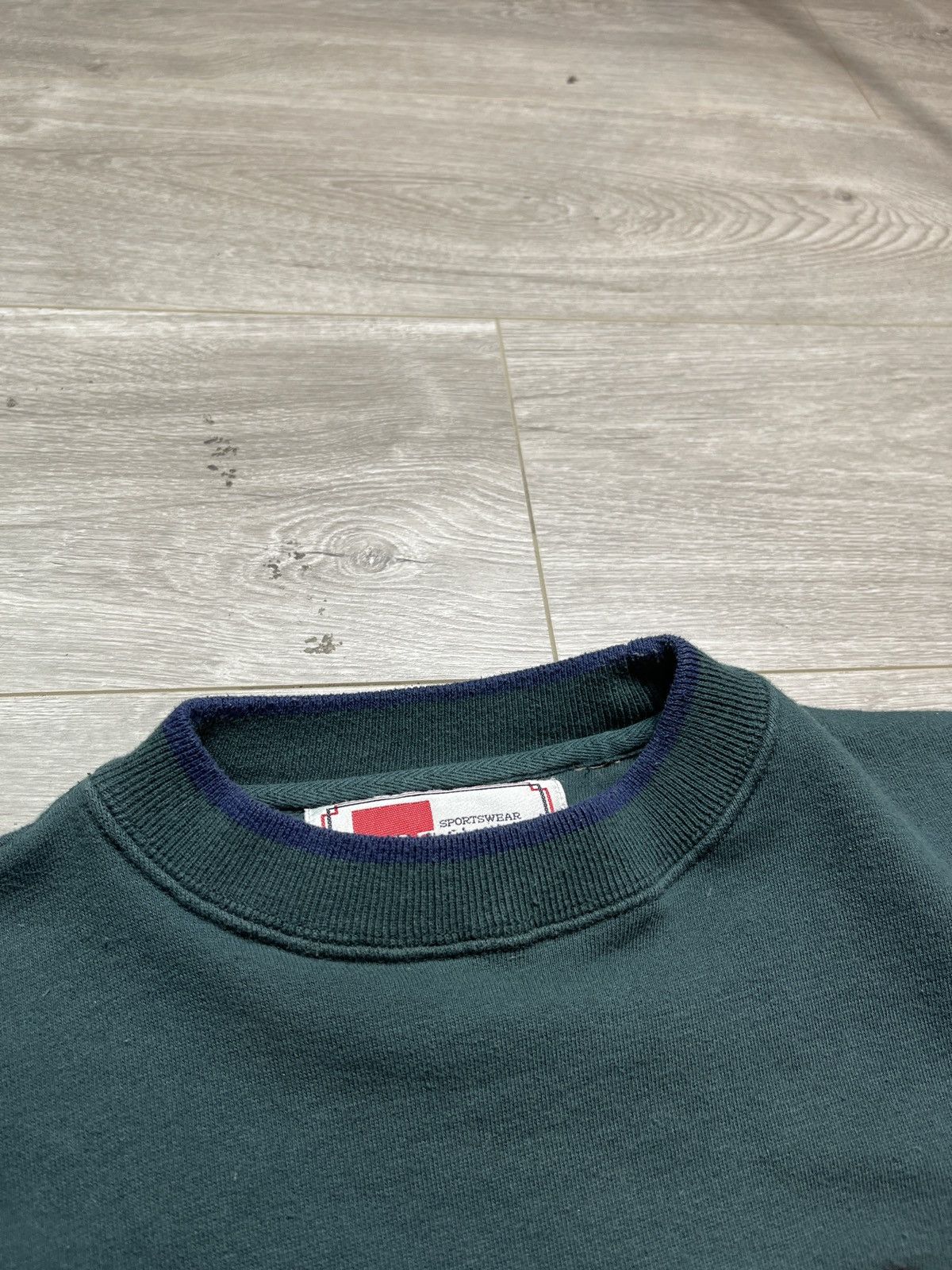 Vintage Vintage Forest Green Two Tone Cuffs 90s GOLF ⛳️ crewneck Size US M / EU 48-50 / 2 - 3 Thumbnail