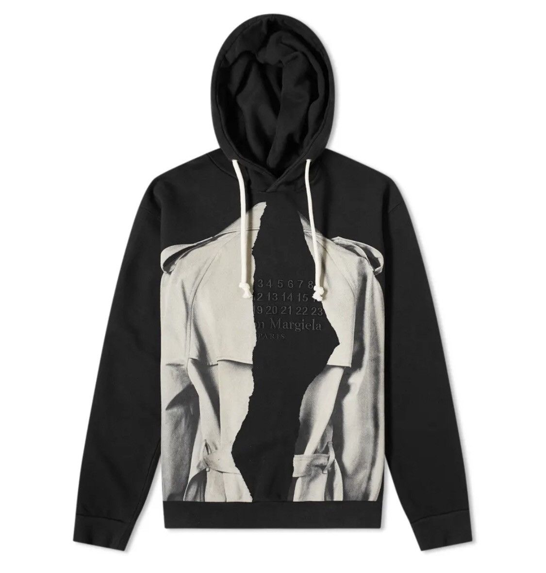 Maison Margiela Maison Margiela embroidered logo Hoodie Tromp l’oeil design Size US L / EU 52-54 / 3 - 1 Thumbnail