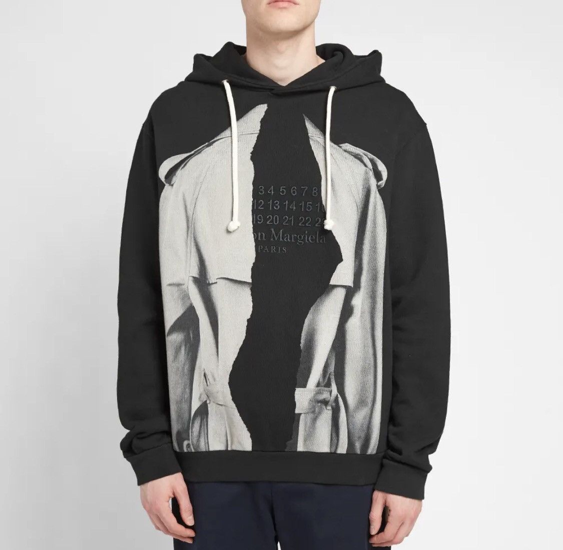 Maison Margiela Maison Margiela embroidered logo Hoodie Tromp l’oeil design Size US L / EU 52-54 / 3 - 2 Thumbnail