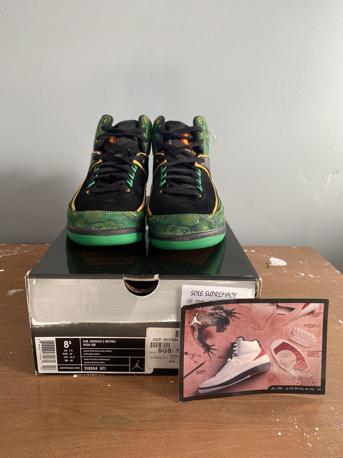 Jordan Brand Air Jordan 2 High Doernbecher 2007 [Size 8.5] Size US 8.5 / EU 41-42 - 3 Thumbnail