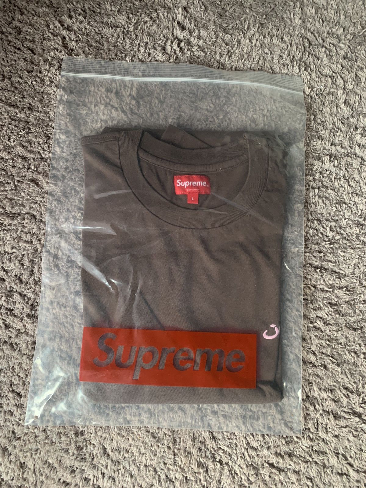 Supreme Supreme Arabic Logo Washed s/s Tee | Grailed