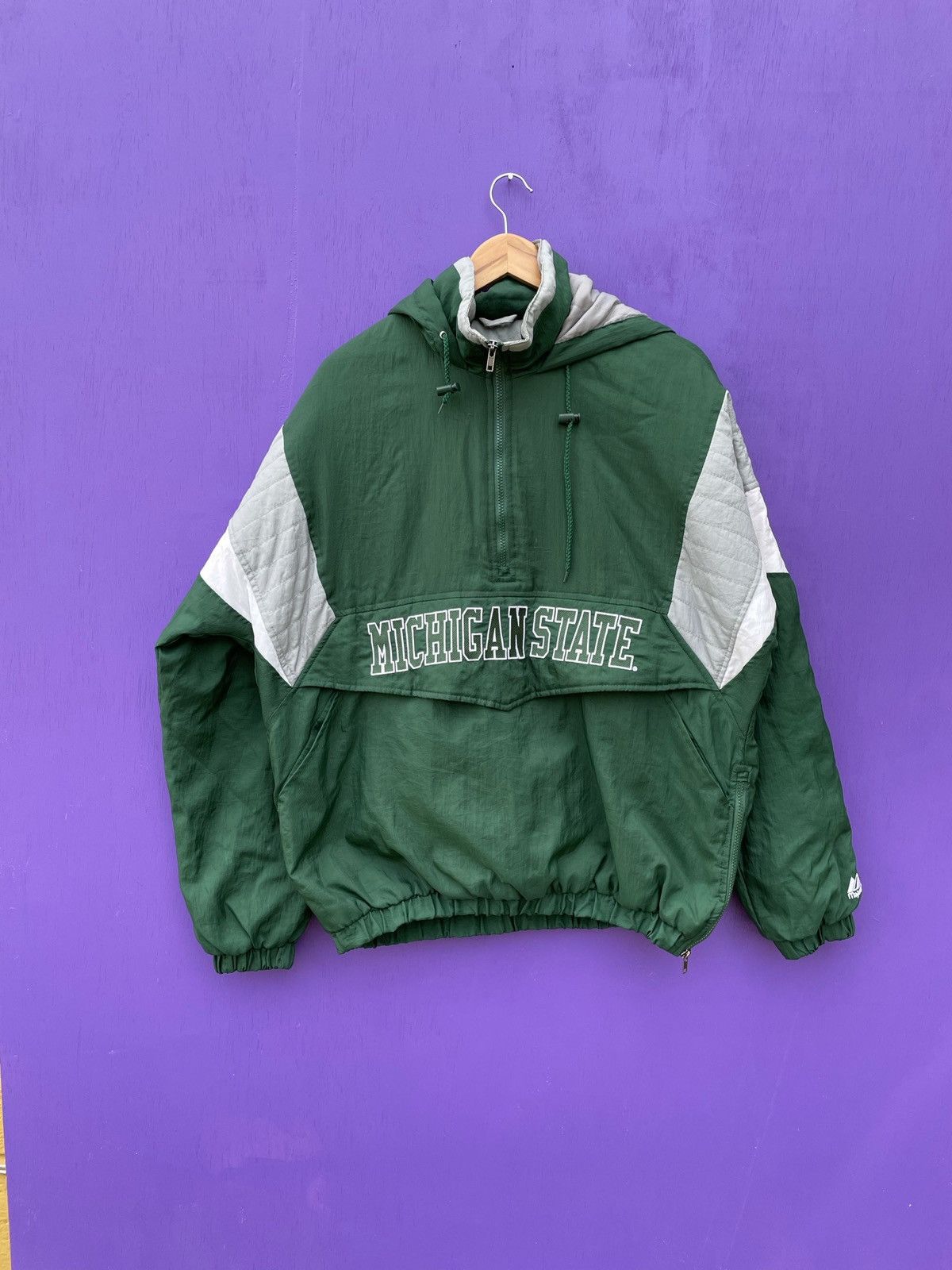 NCAA MAJESTIC MICHIGAN outlet STATE SPARTANS LARGE JACKET