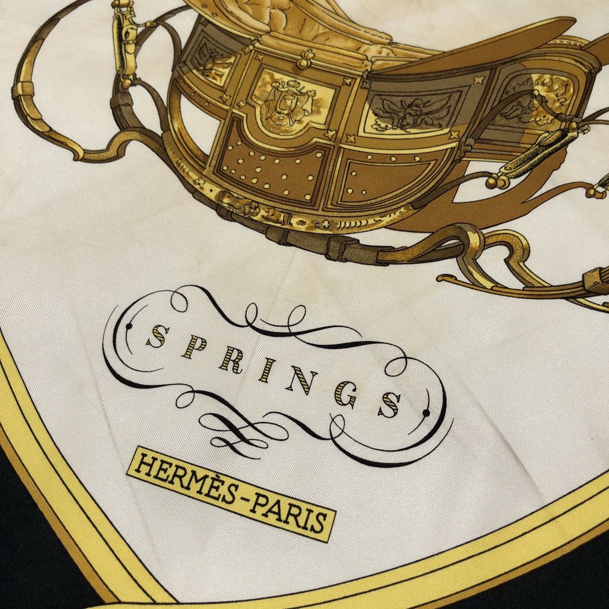 Hermes HERMES SPRINGS PHILIPPE LEDOUX SQUARE SILK SCARF Size ONE SIZE - 11 Thumbnail