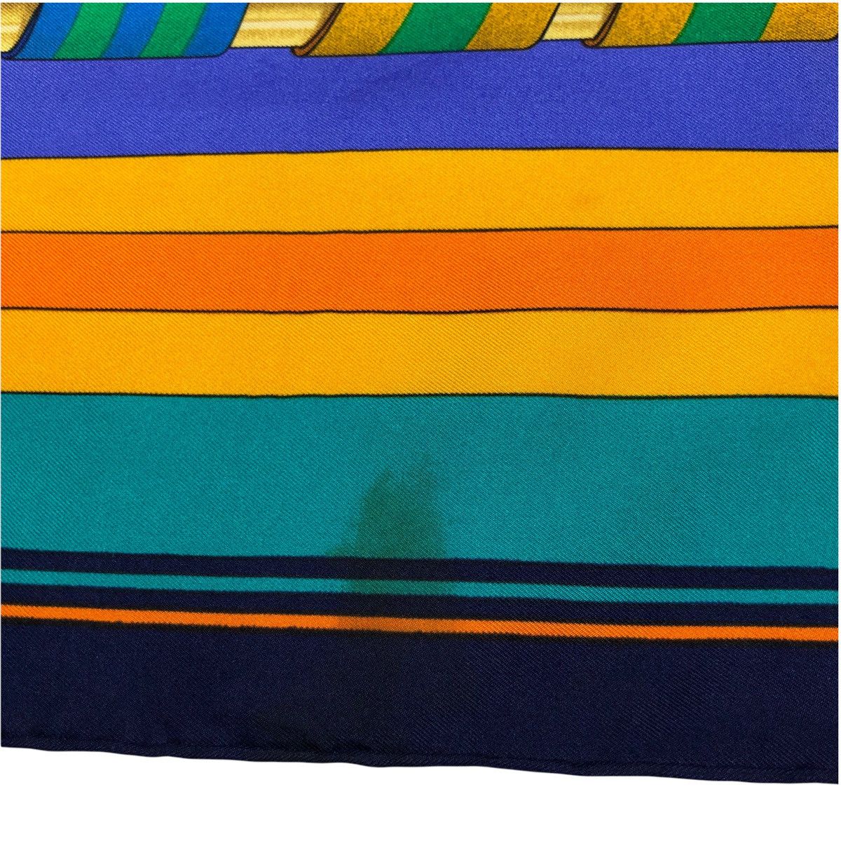 Hermes 'Ceintures' A fine Hermes Silk Scarf by Joachim Metz Size ONE SIZE - 13 Thumbnail