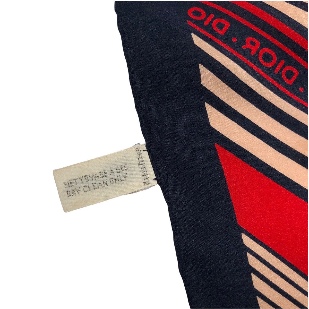 Christian Dior Monsieur Christian Dior Striped Monogram Silk Scarf Size ONE SIZE - 6 Thumbnail
