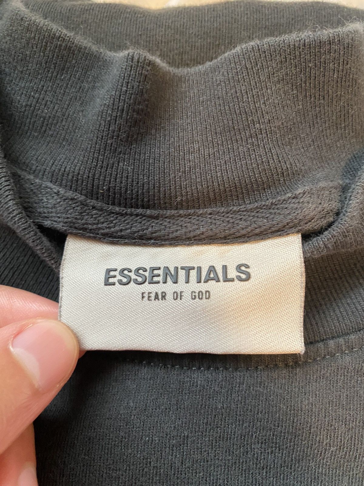 Fear of God Fear Of God – FOG Essentials Black Long Sleeve T-Shirt Size US L / EU 52-54 / 3 - 4 Thumbnail