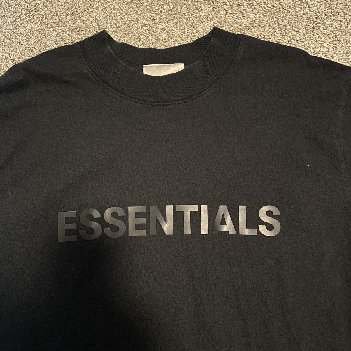 Fear of God Fear Of God – FOG Essentials Black Long Sleeve T-Shirt Size US L / EU 52-54 / 3 - 2 Thumbnail