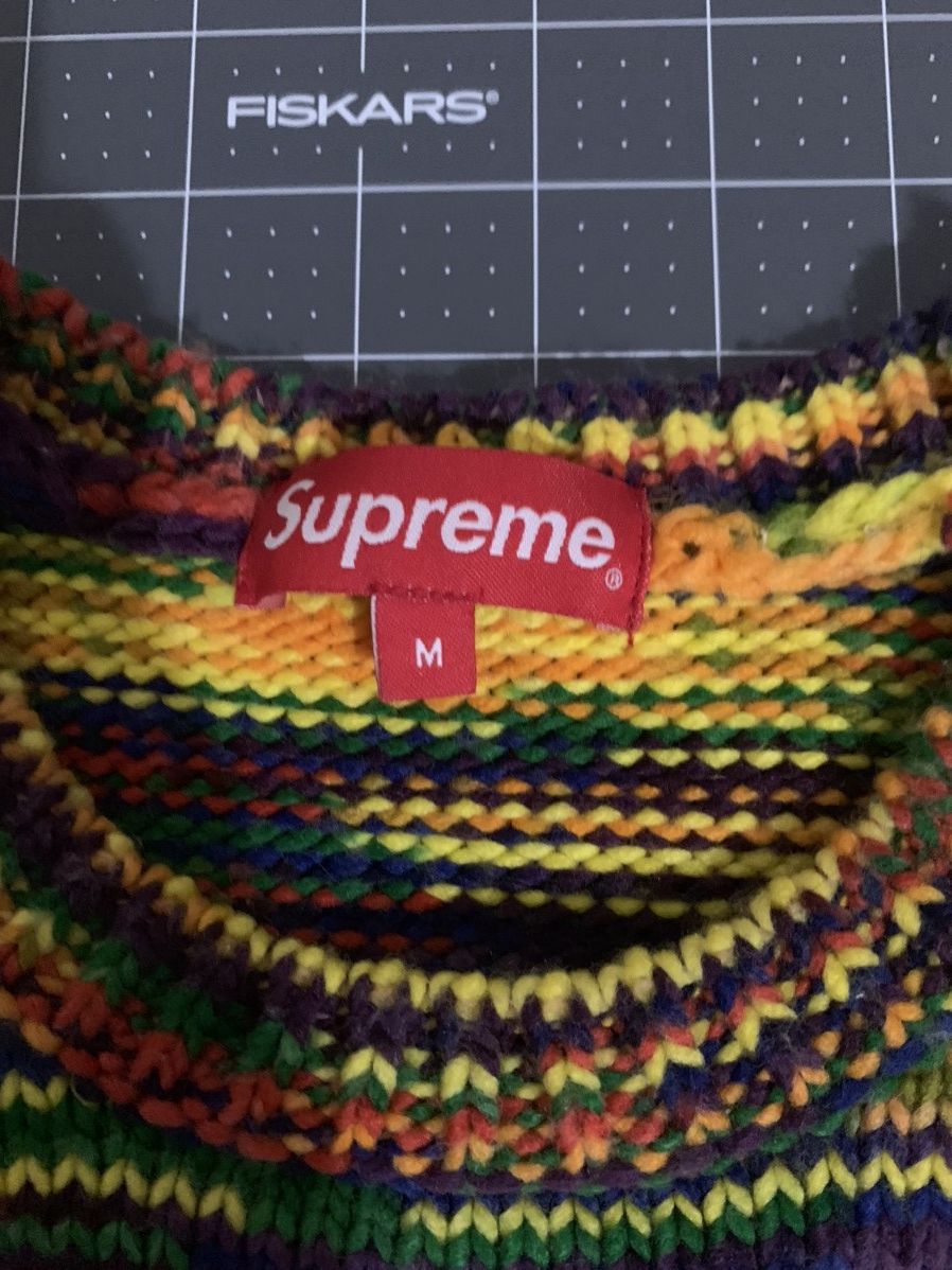 Supreme Supreme Static Knit Sweater | Grailed