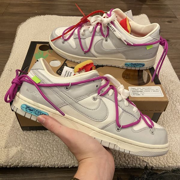 Nike Nike X Off White Dunk Low Lot 45 | Grailed