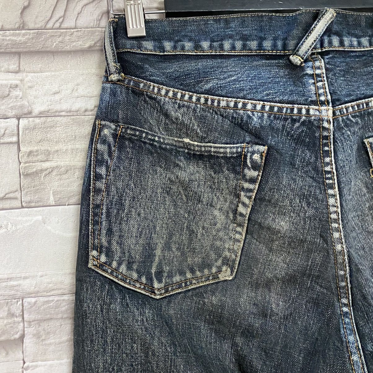 45rpm Vintage 45rpm Denim Selvedge Jeans Distressed Size US 29 - 10 Thumbnail