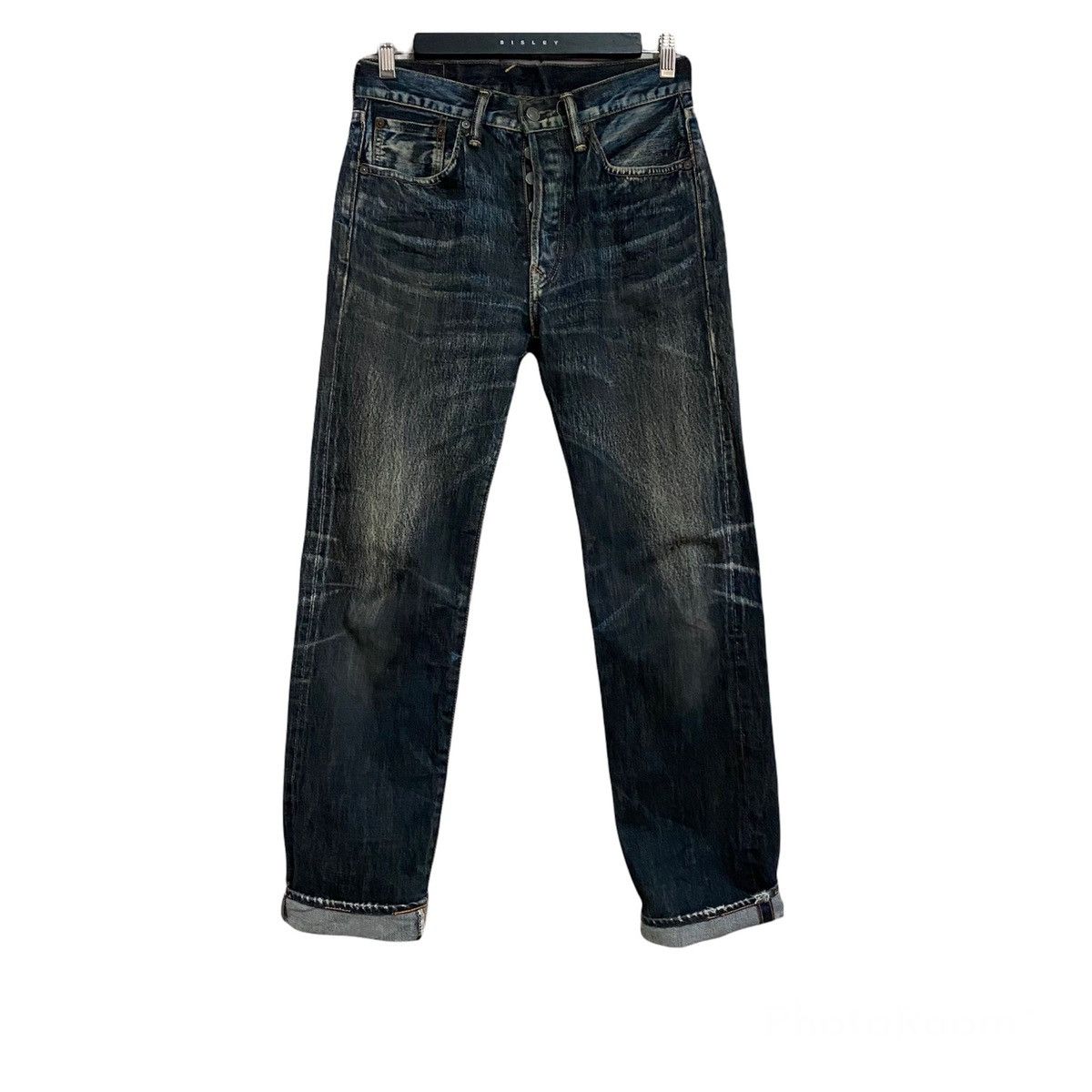 45rpm Vintage 45rpm Denim Selvedge Jeans Distressed Size US 29 - 1 Thumbnail