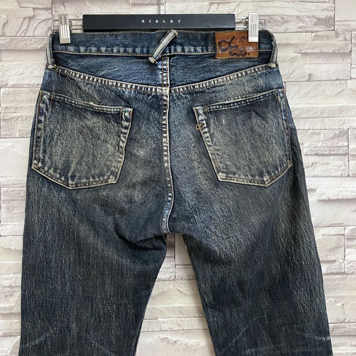 45rpm Vintage 45rpm Denim Selvedge Jeans Distressed Size US 29 - 9 Thumbnail