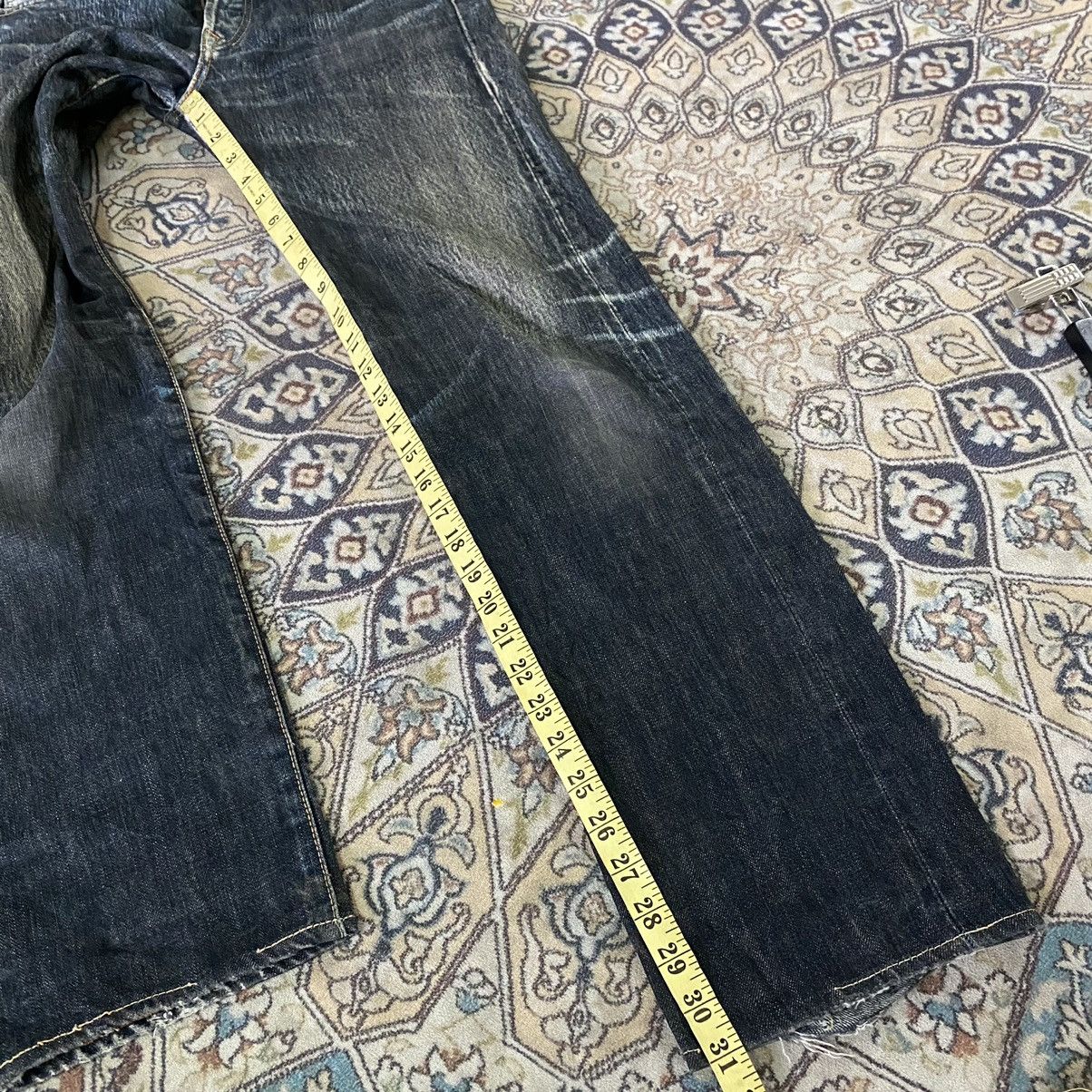 45rpm Vintage 45rpm Denim Selvedge Jeans Distressed Size US 29 - 19 Thumbnail
