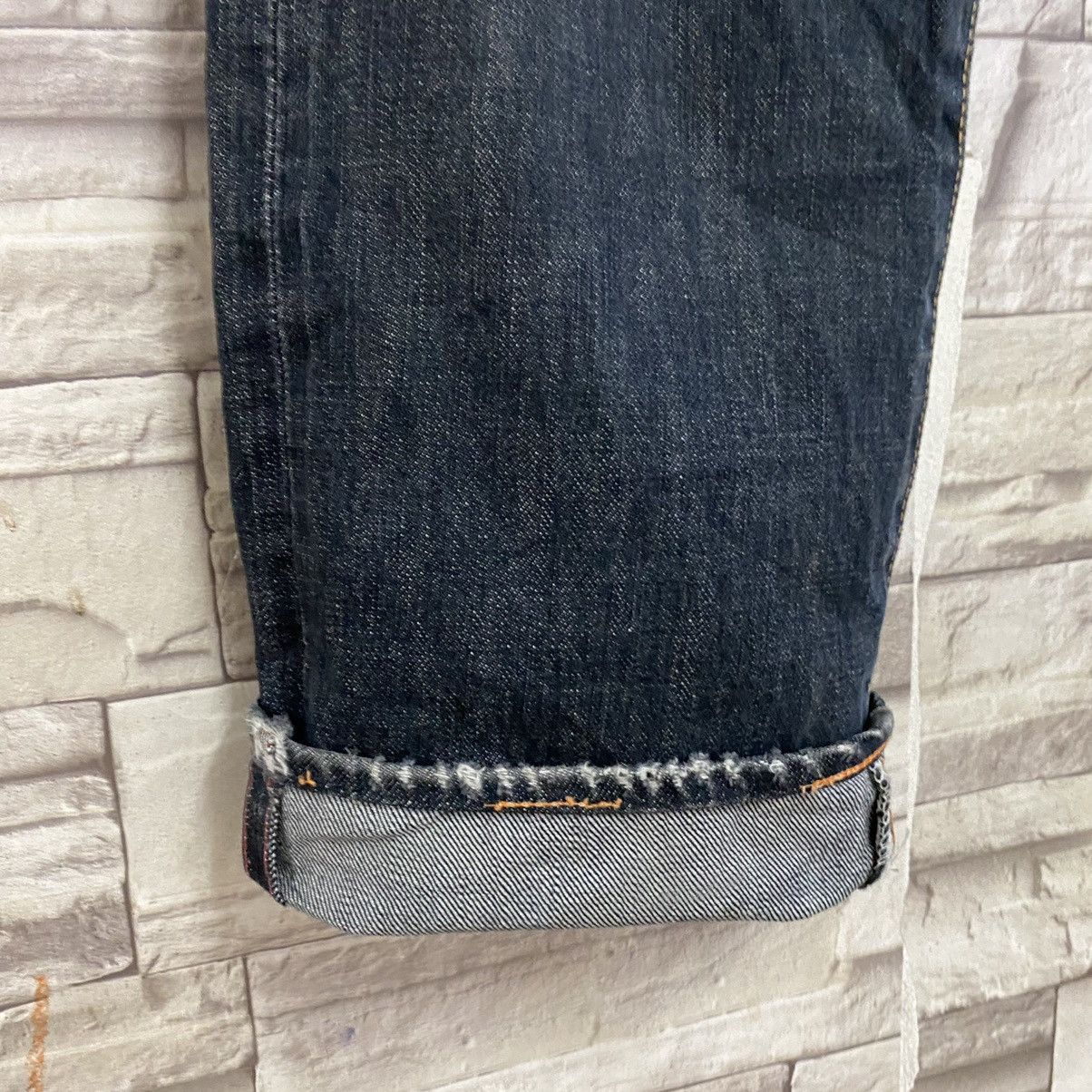 45rpm Vintage 45rpm Denim Selvedge Jeans Distressed Size US 29 - 7 Thumbnail