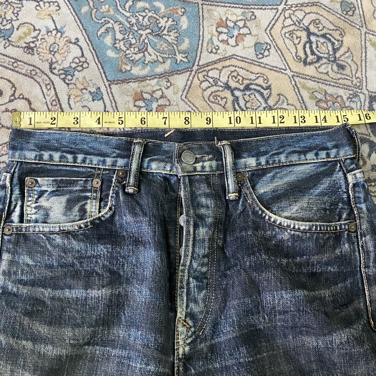 45rpm Vintage 45rpm Denim Selvedge Jeans Distressed Size US 29 - 17 Thumbnail
