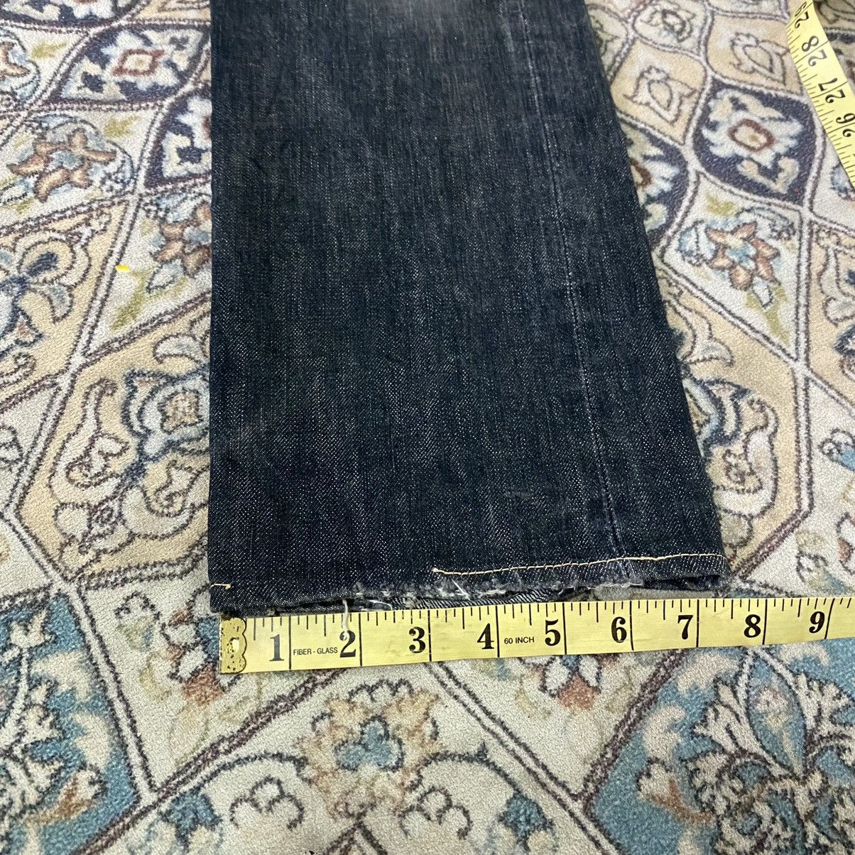45rpm Vintage 45rpm Denim Selvedge Jeans Distressed Size US 29 - 22 Thumbnail