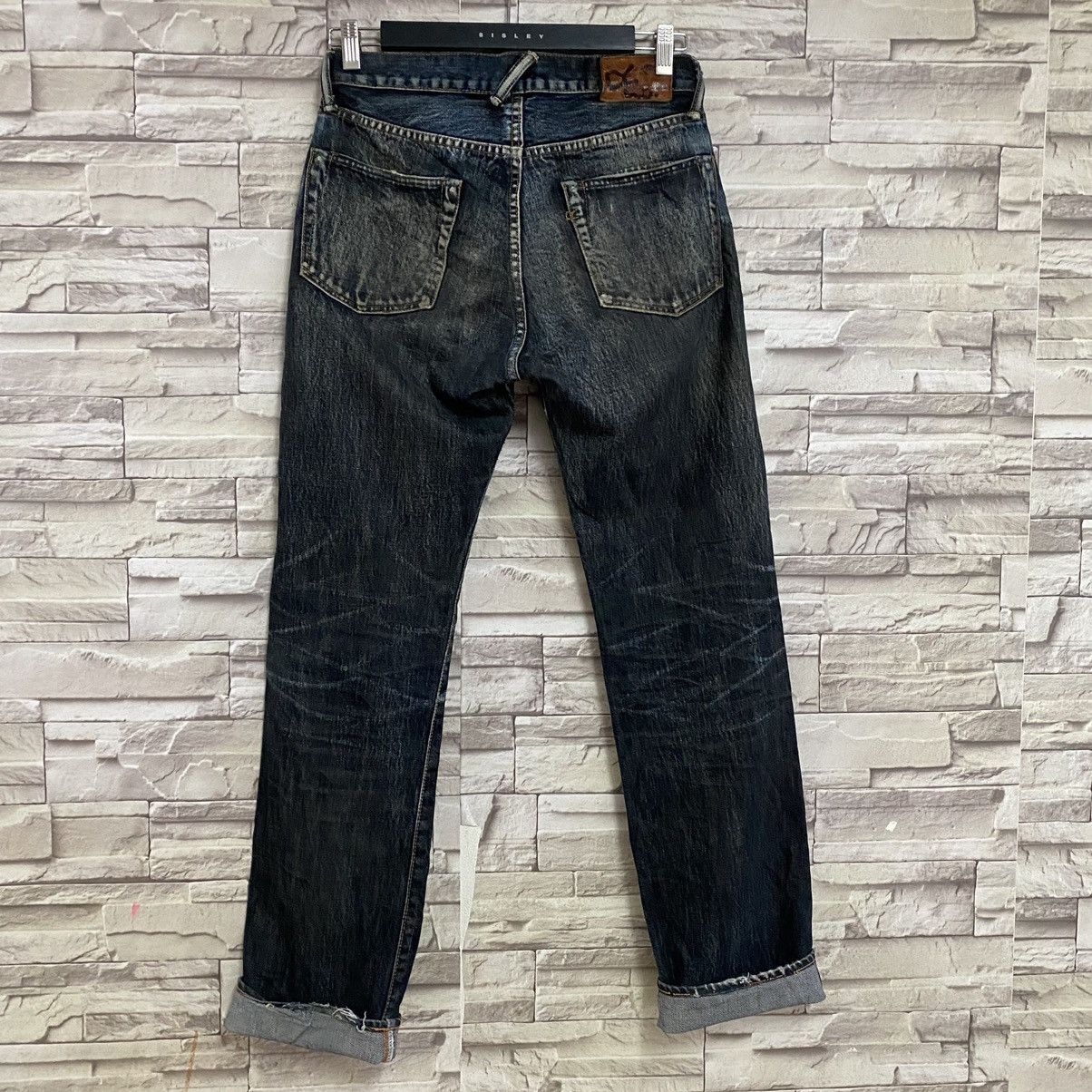 45rpm Vintage 45rpm Denim Selvedge Jeans Distressed Size US 29 - 8 Thumbnail