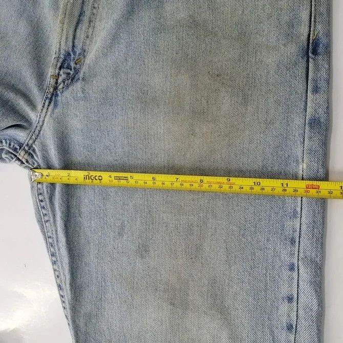 Levi's × Levi's Vintage Clothing 💣 OFFER Vtg LEVI'S 505 Custom Fire Art Design Denim Jeans Size US 38 / EU 54 - 11 Thumbnail