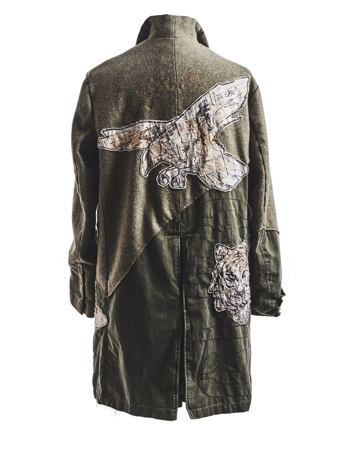 50/50 Army Tweed Trench