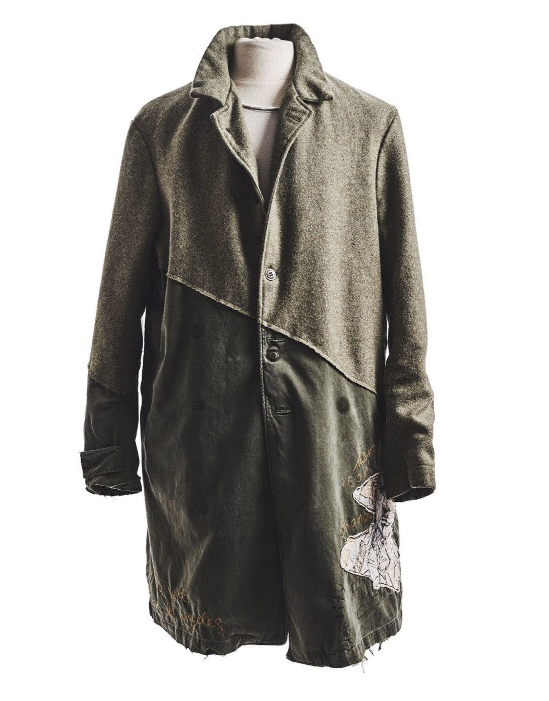 50/50 Army Tweed Trench