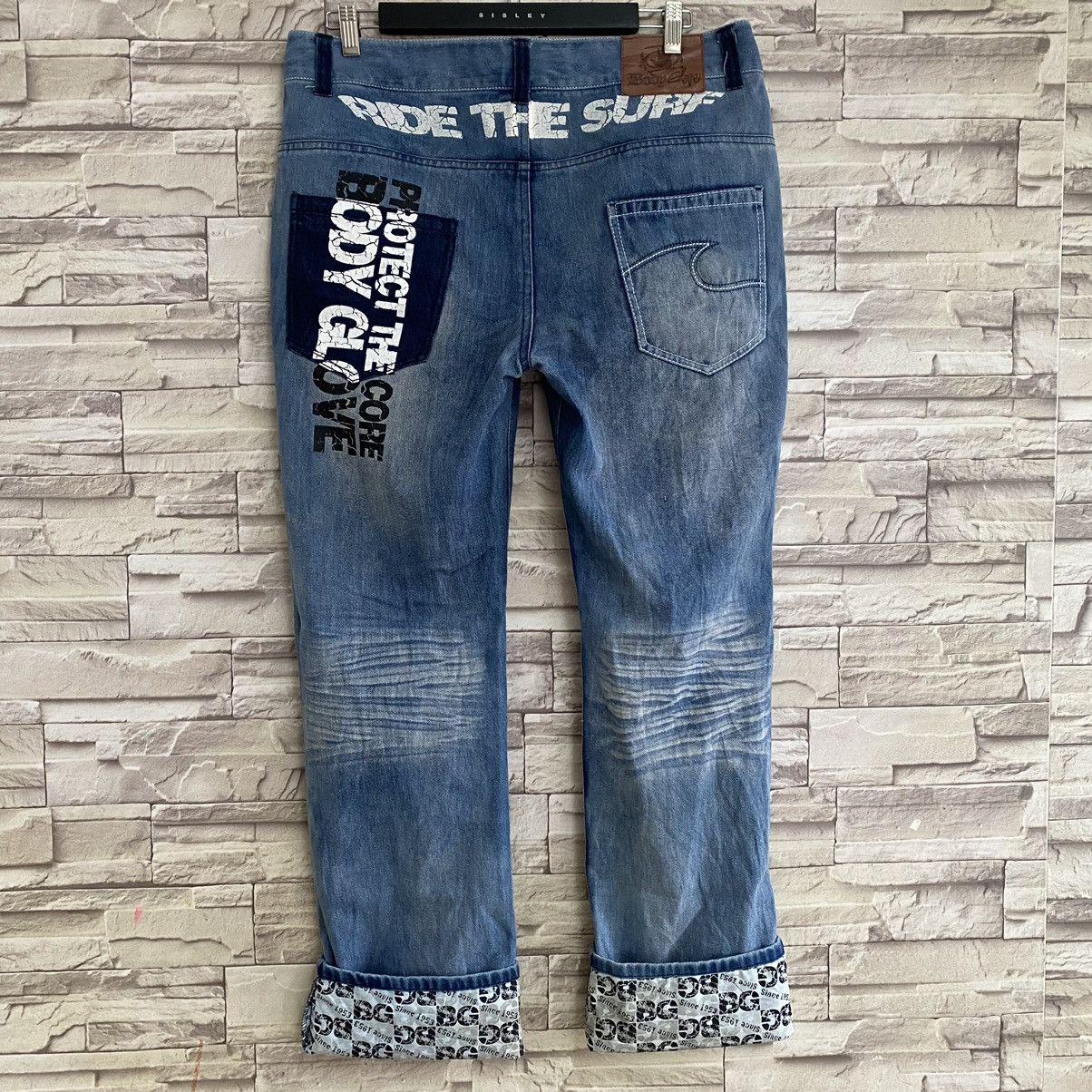 Body Glove Vintage Body Glove Denim Spellout Jeans Size US 36 / EU 52 - 8 Thumbnail