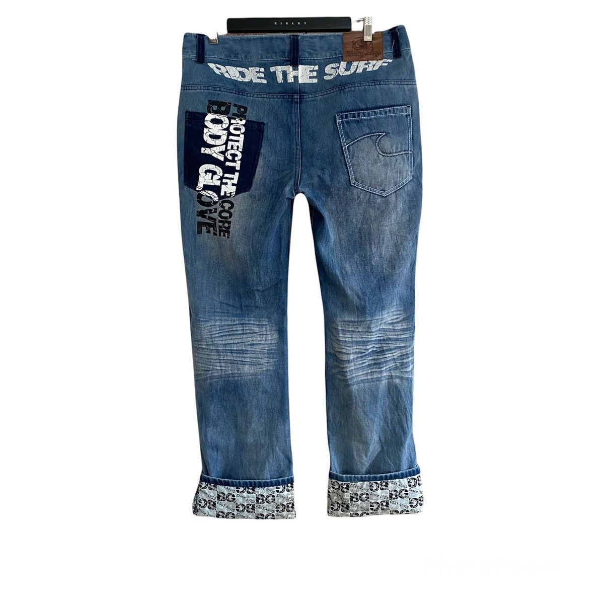 Body Glove Vintage Body Glove Denim Spellout Jeans Size US 36 / EU 52 - 2 Thumbnail